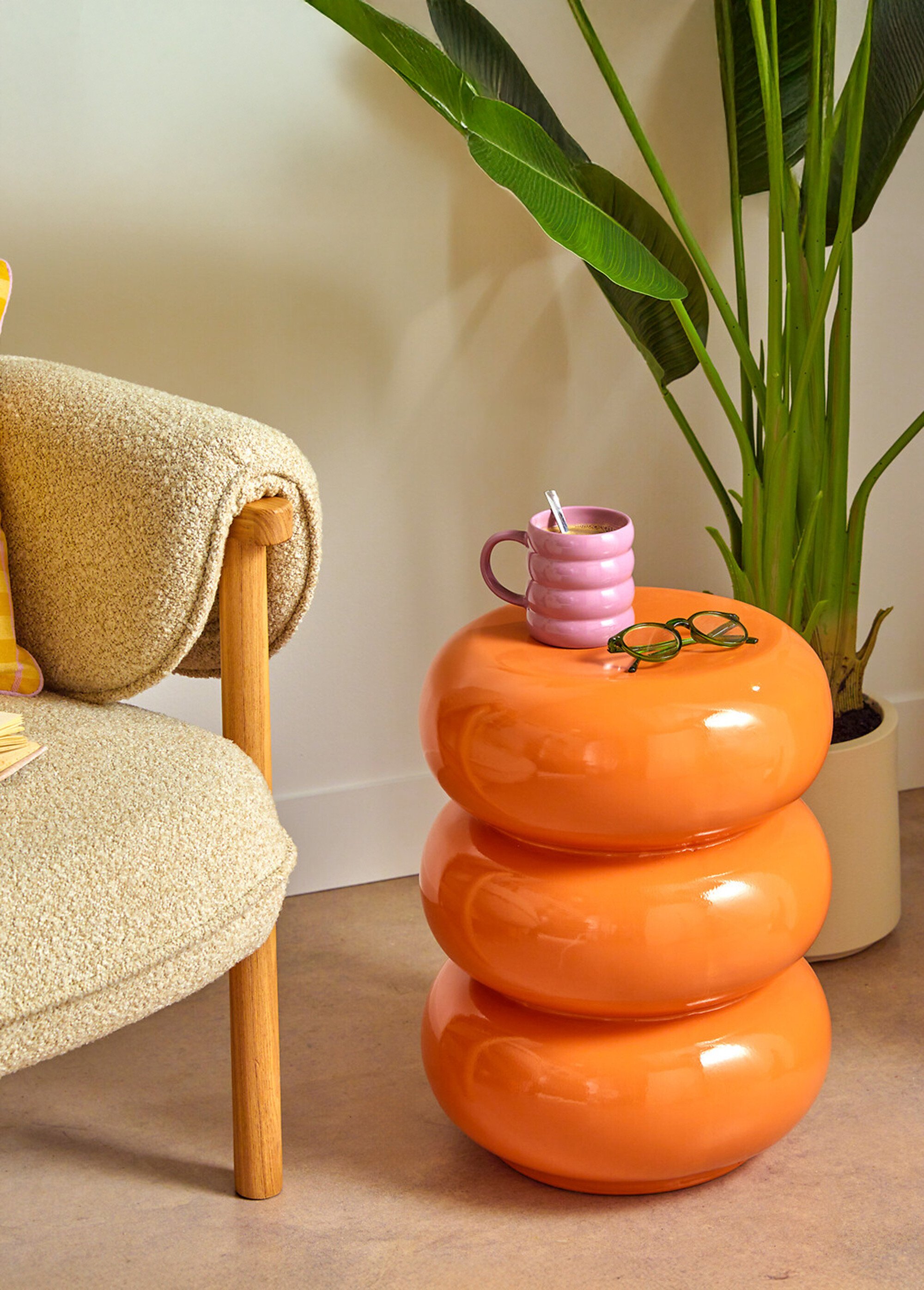 Table d'appoint compacte fantaisie ORANGE JJA-213057A SI1