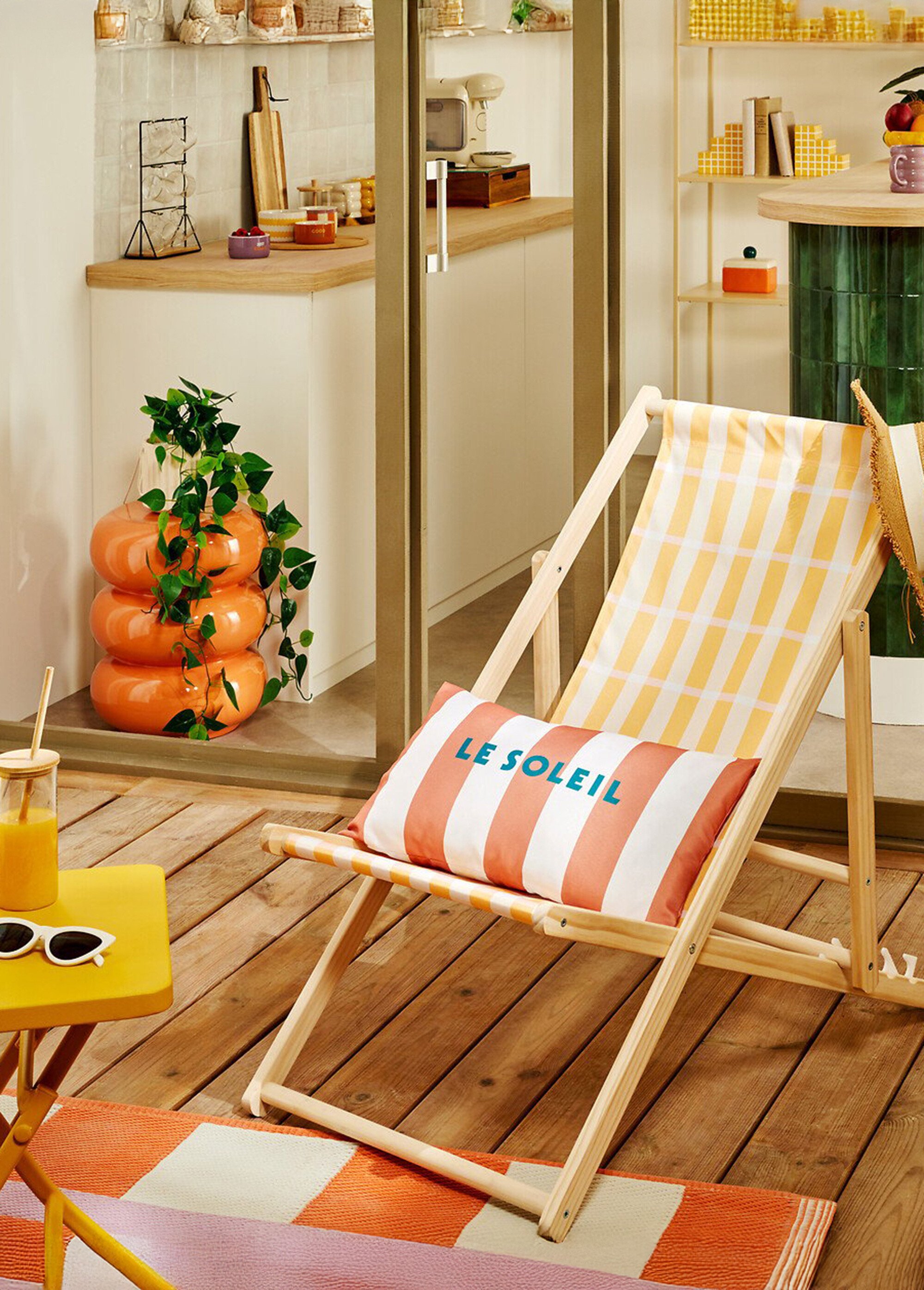 Table d'appoint compacte fantaisie ORANGE JJA-213057A SI2