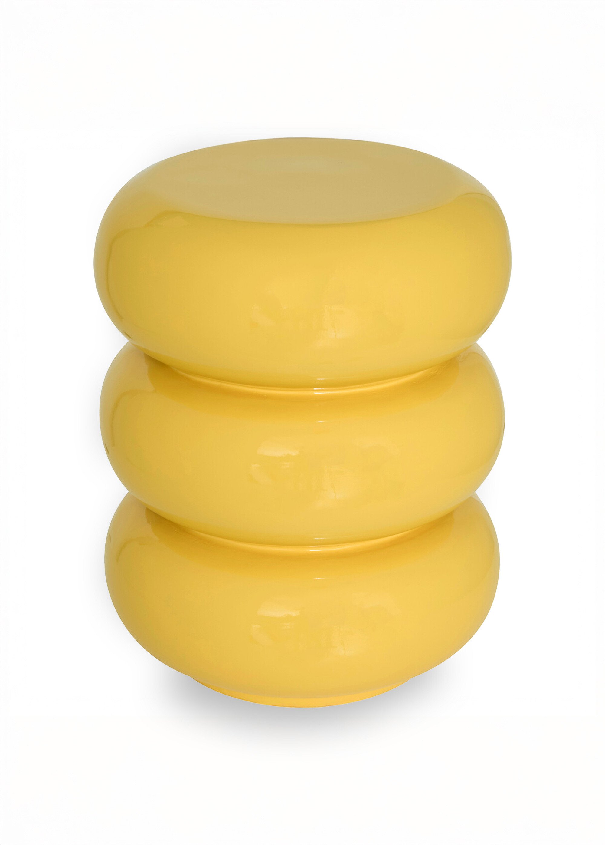 Table d'appoint compacte fantaisie JAUNE JJA-213057A FA1