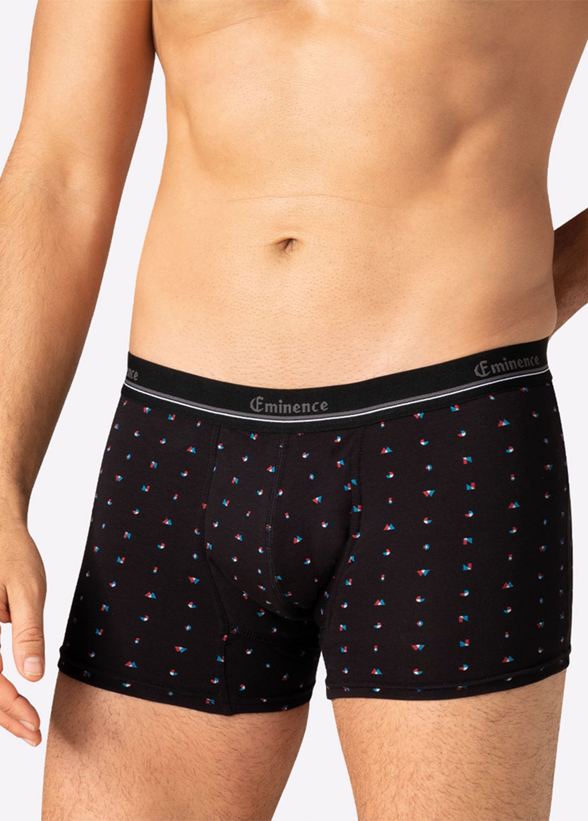 Boxer imprimé anti-fuite homme Homme NOIR IMPRIME EMI5V46-2702 FA2