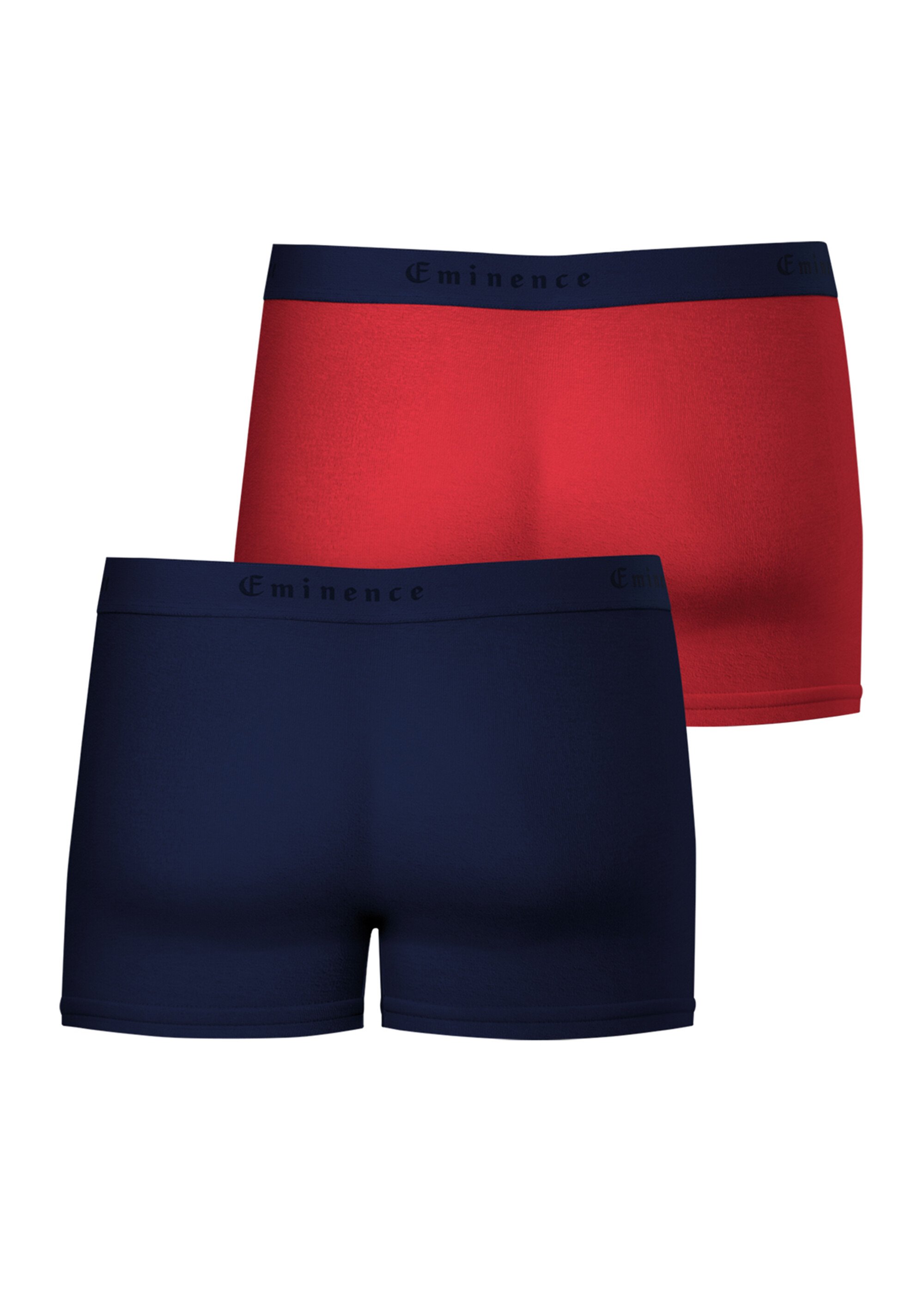 Lot de 2 boxers rayé/uni homme Homme Bleu EMILW14-2400 DE1