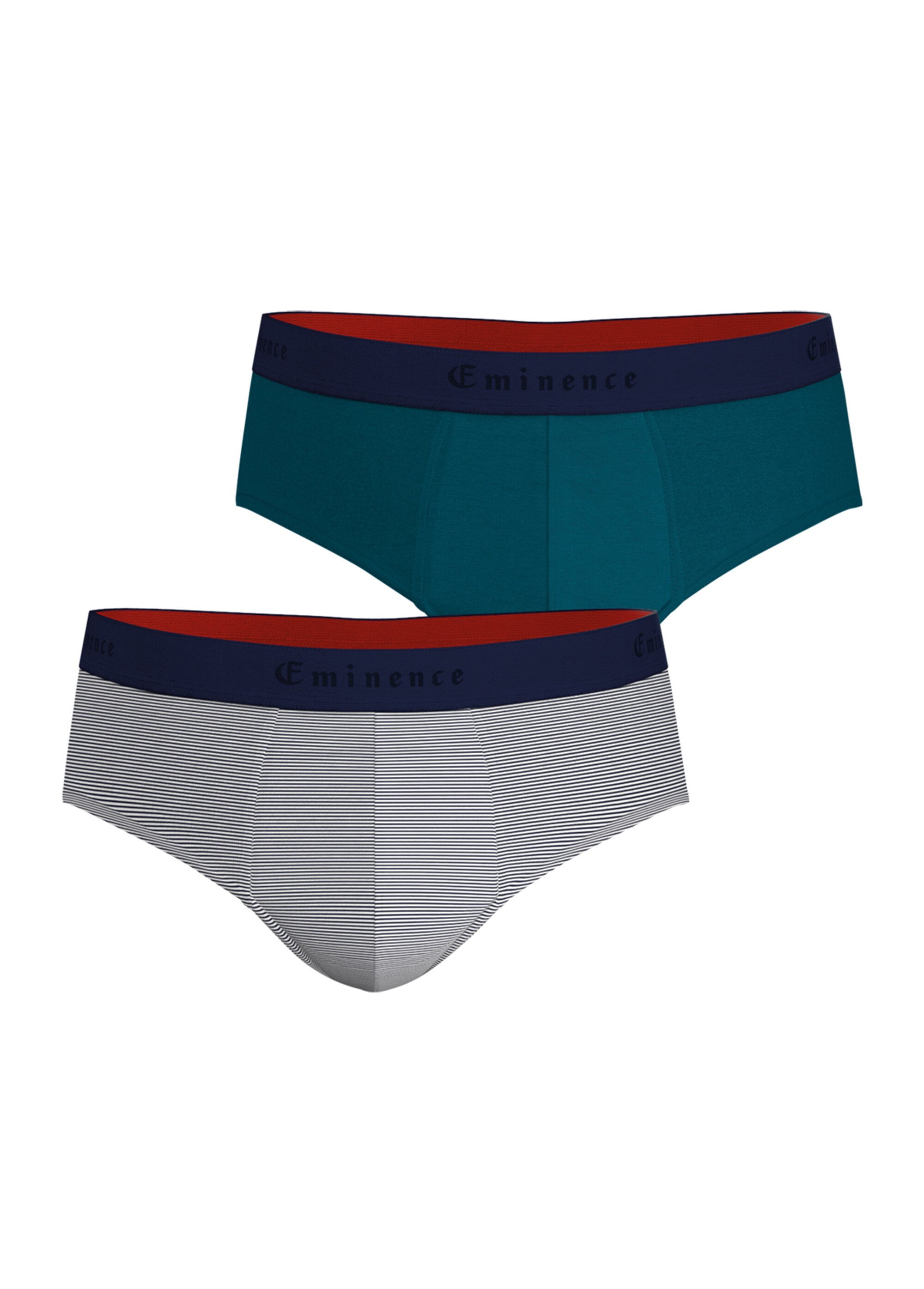 Slips assortis rayé et uni pour homme Homme Bleu EMILW04-2400 DE1