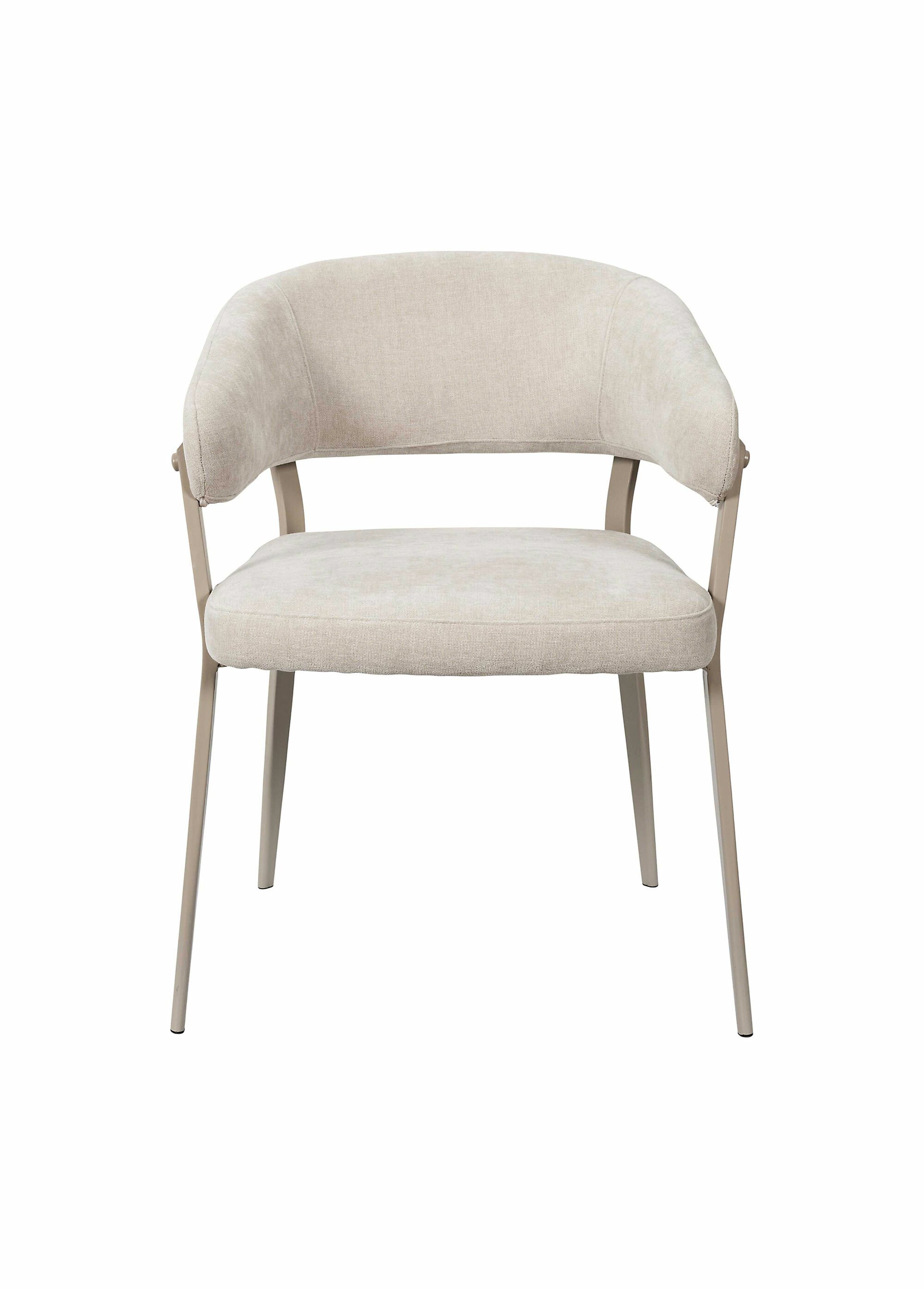 Fauteuil assise tissu maille chenille 1B BEIGE CMP-HD7792 DE1