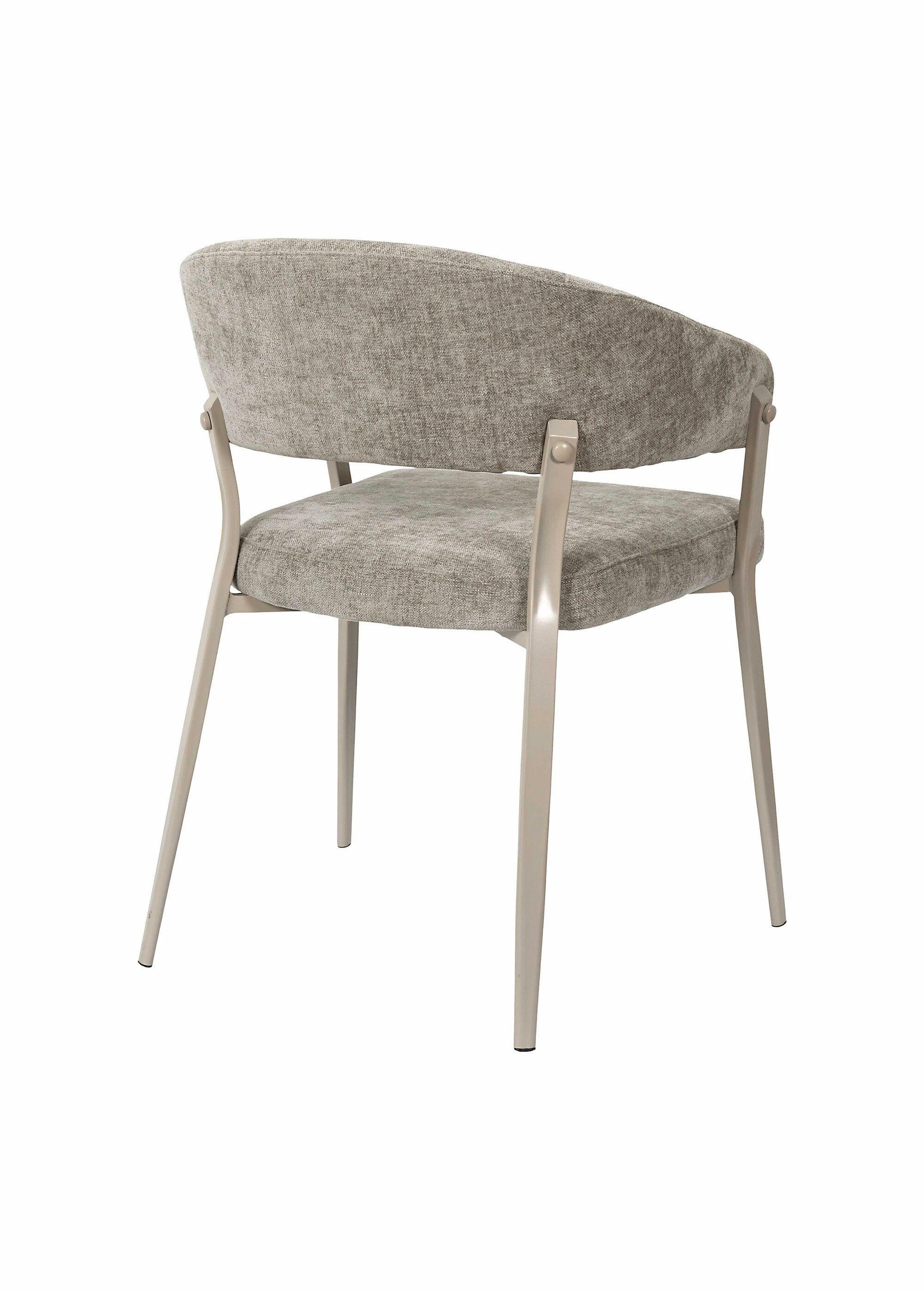 Fauteuil assise tissu maille chenille 1B