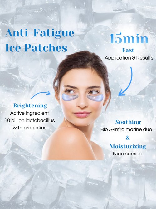 Patch Glaçons anti-fatigue par 2 - l'Action Blanc GLACIAL DE1