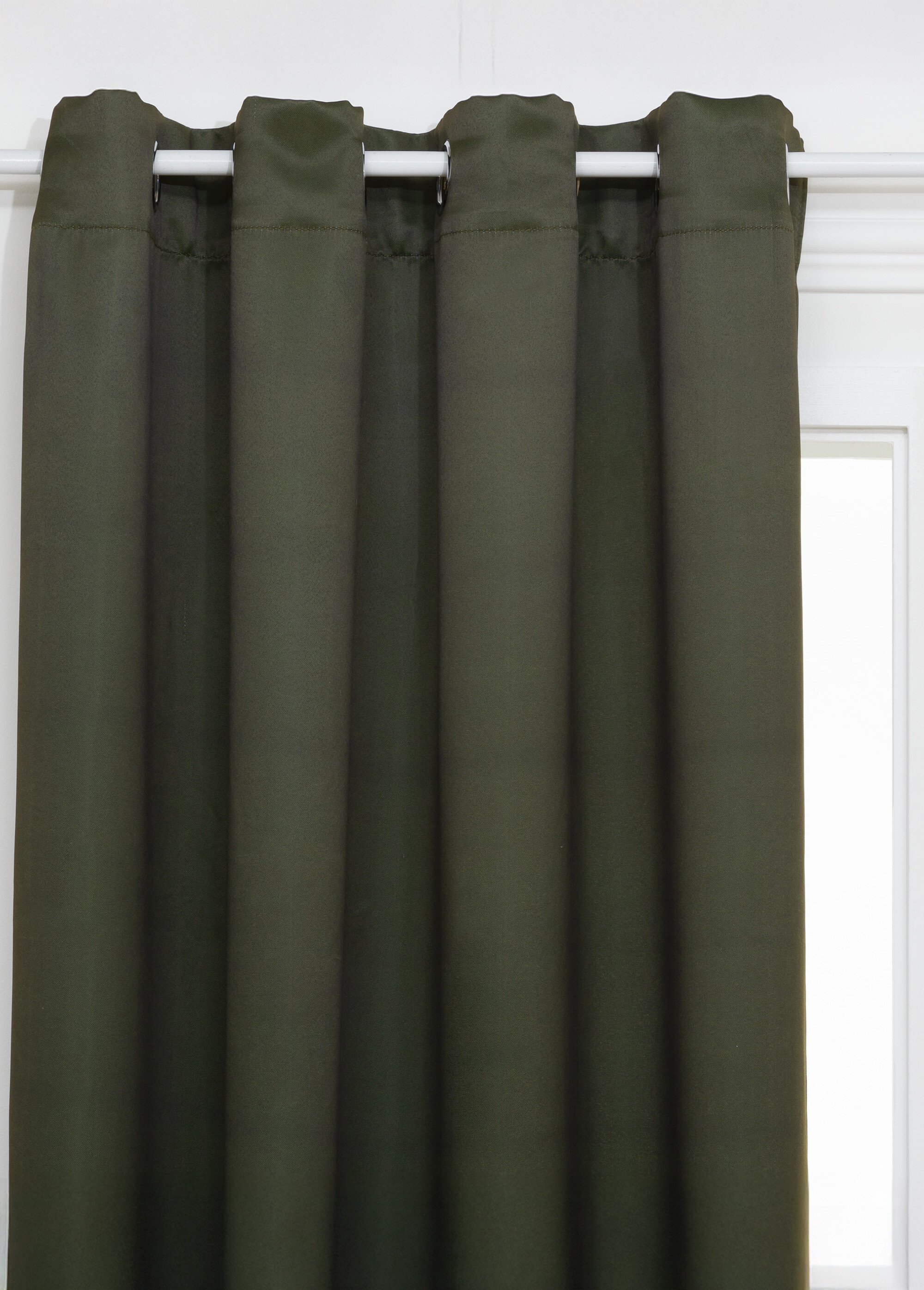Rideau occultant oeillets métal 140x260cm Vert JJA-103859 FA1