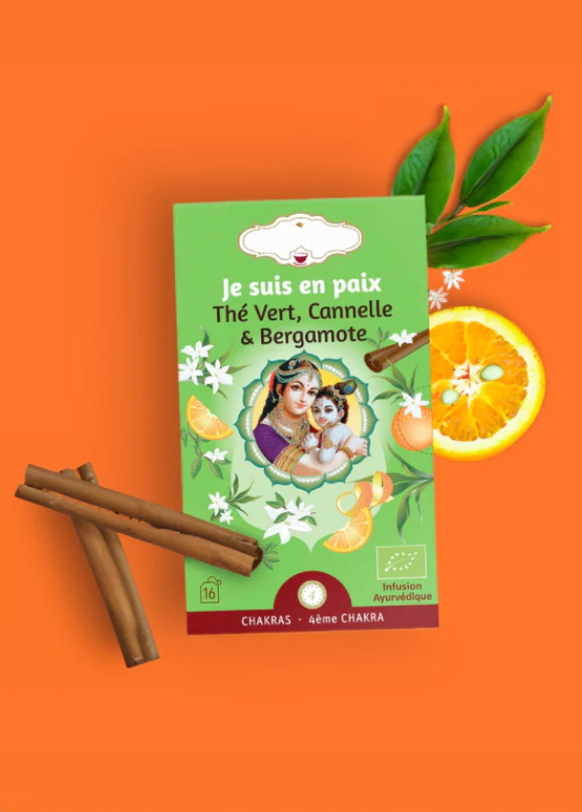 Sachets infusion BIO cannelle bergamote Vert ZENTISANE2 SF1