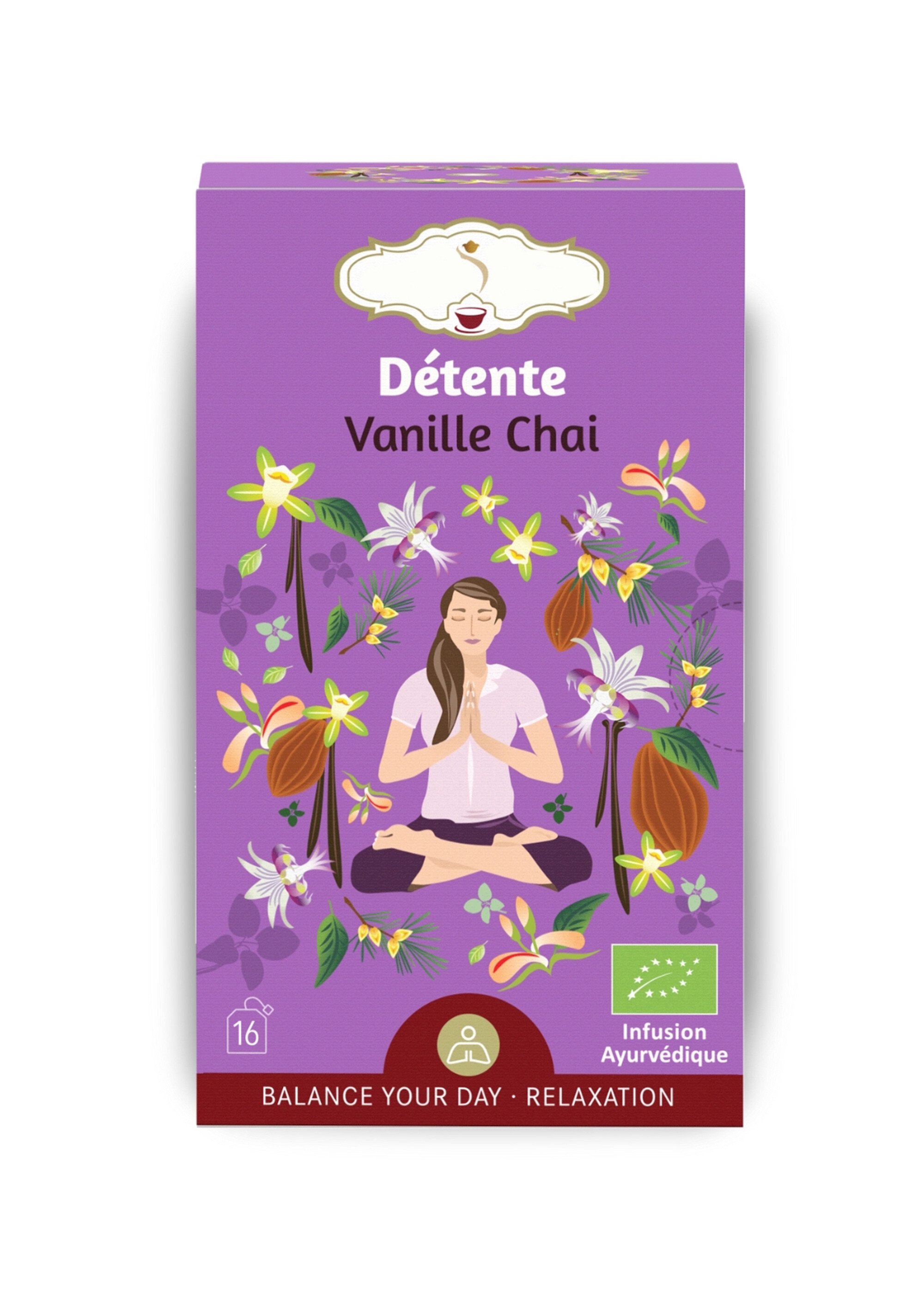 Sachets infusion BIO vanille chai Violet ZENTISANE5 FA1