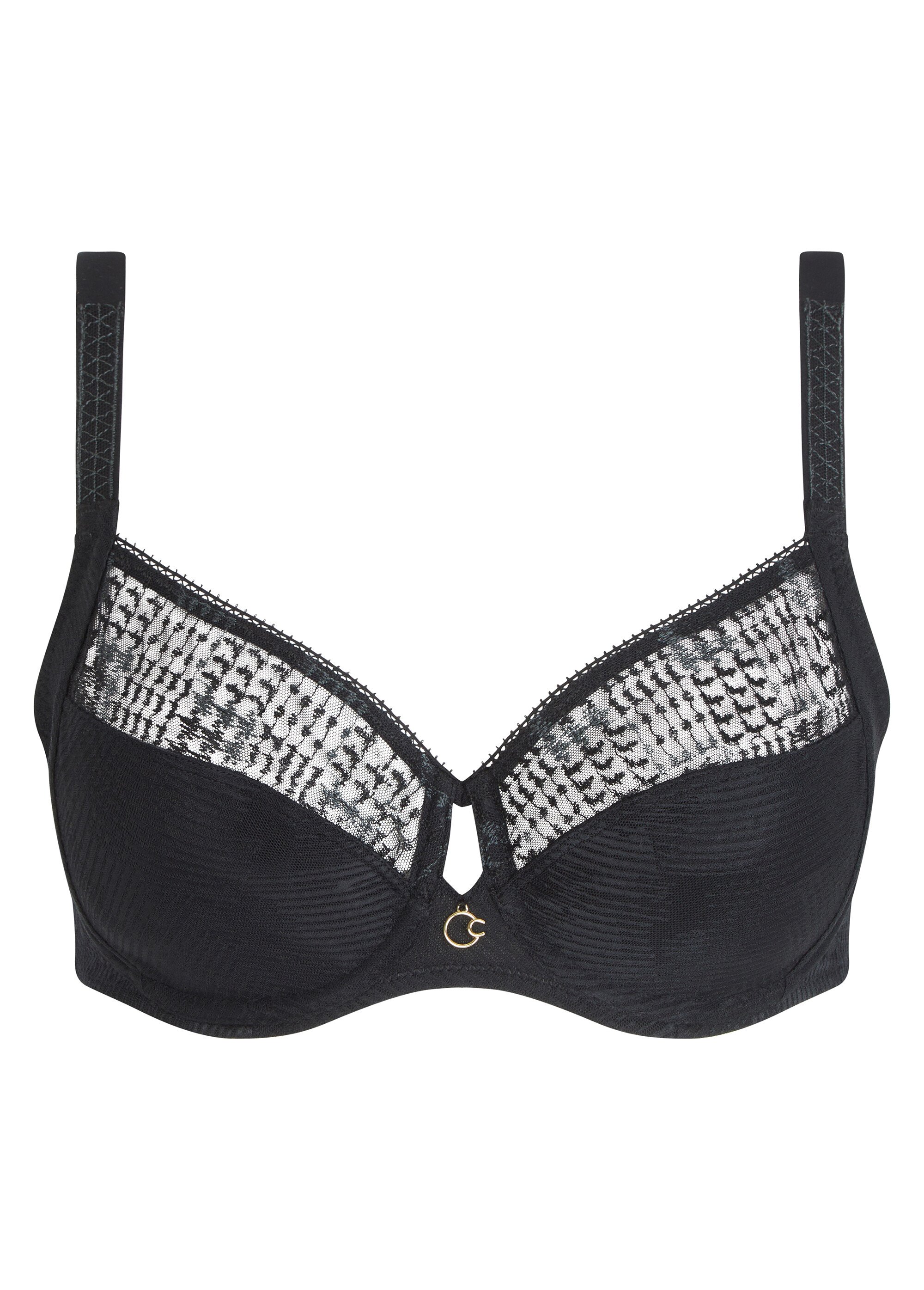 Soutien-gorge armatures emboitant Femme Noir VALENTIEL AP1