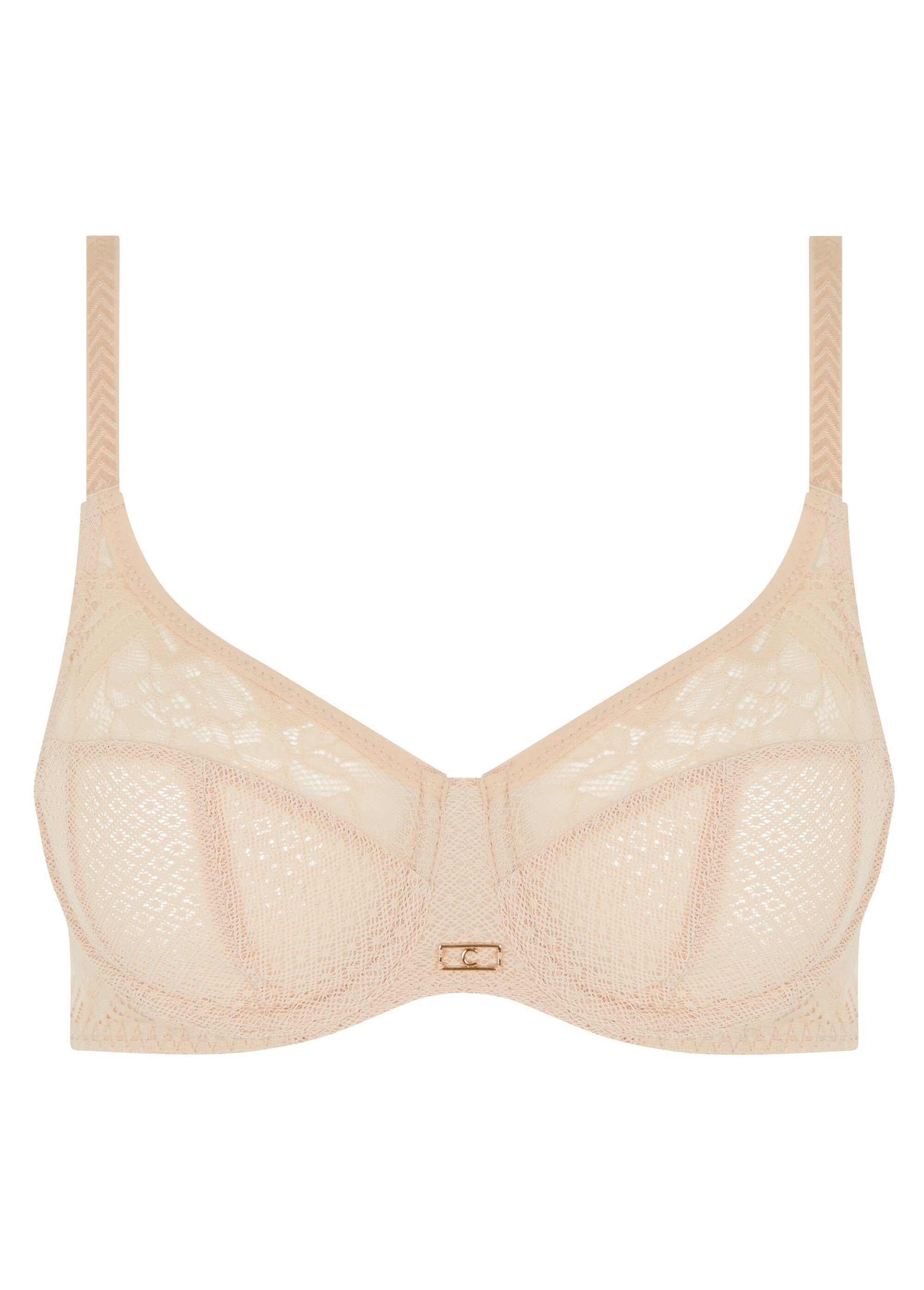 Soutien-gorge enveloppant dentelle Femme Beige VALIBELLE AP1