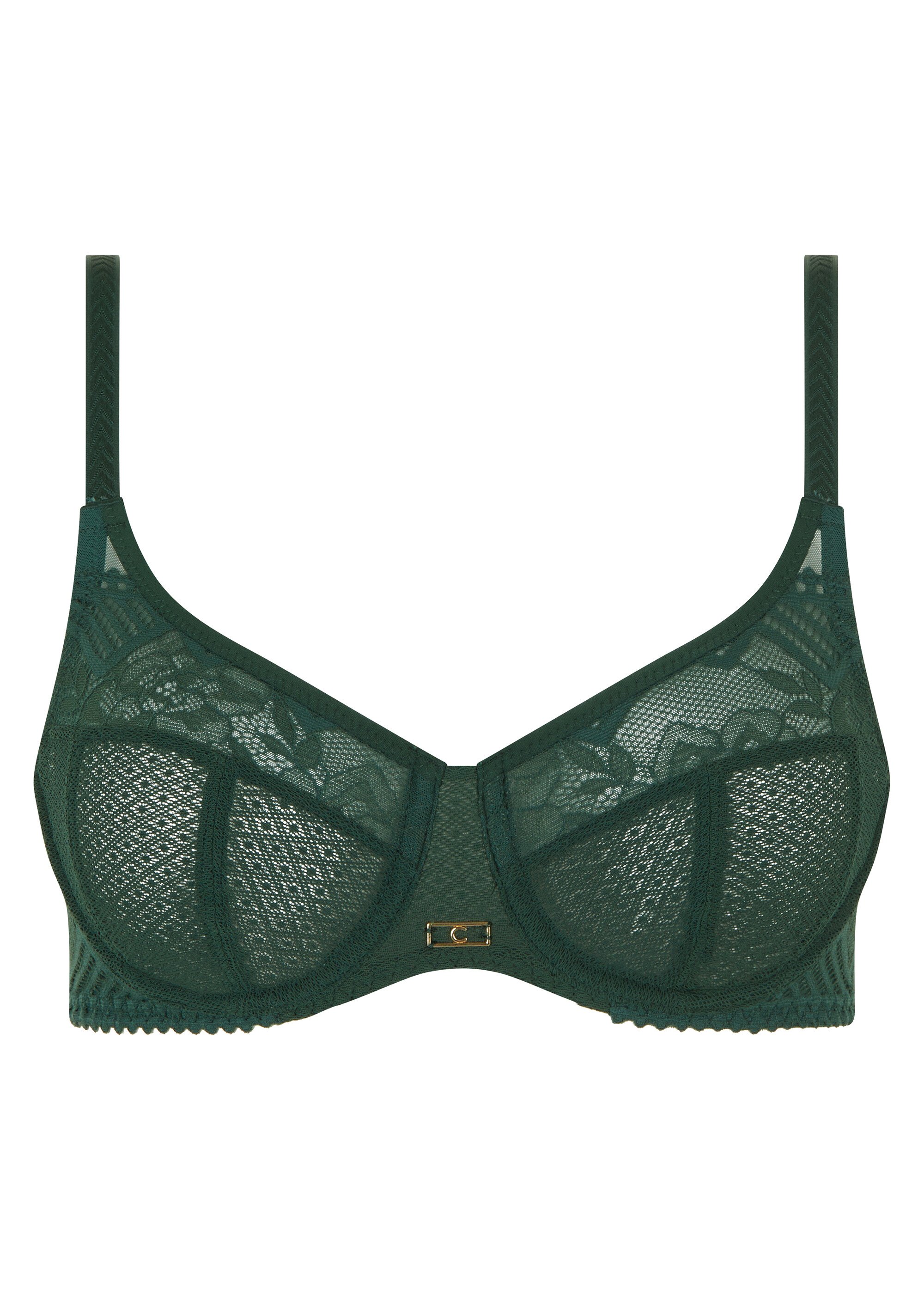 Soutien-gorge enveloppant dentelle Femme Vert VALIBELLE AP1