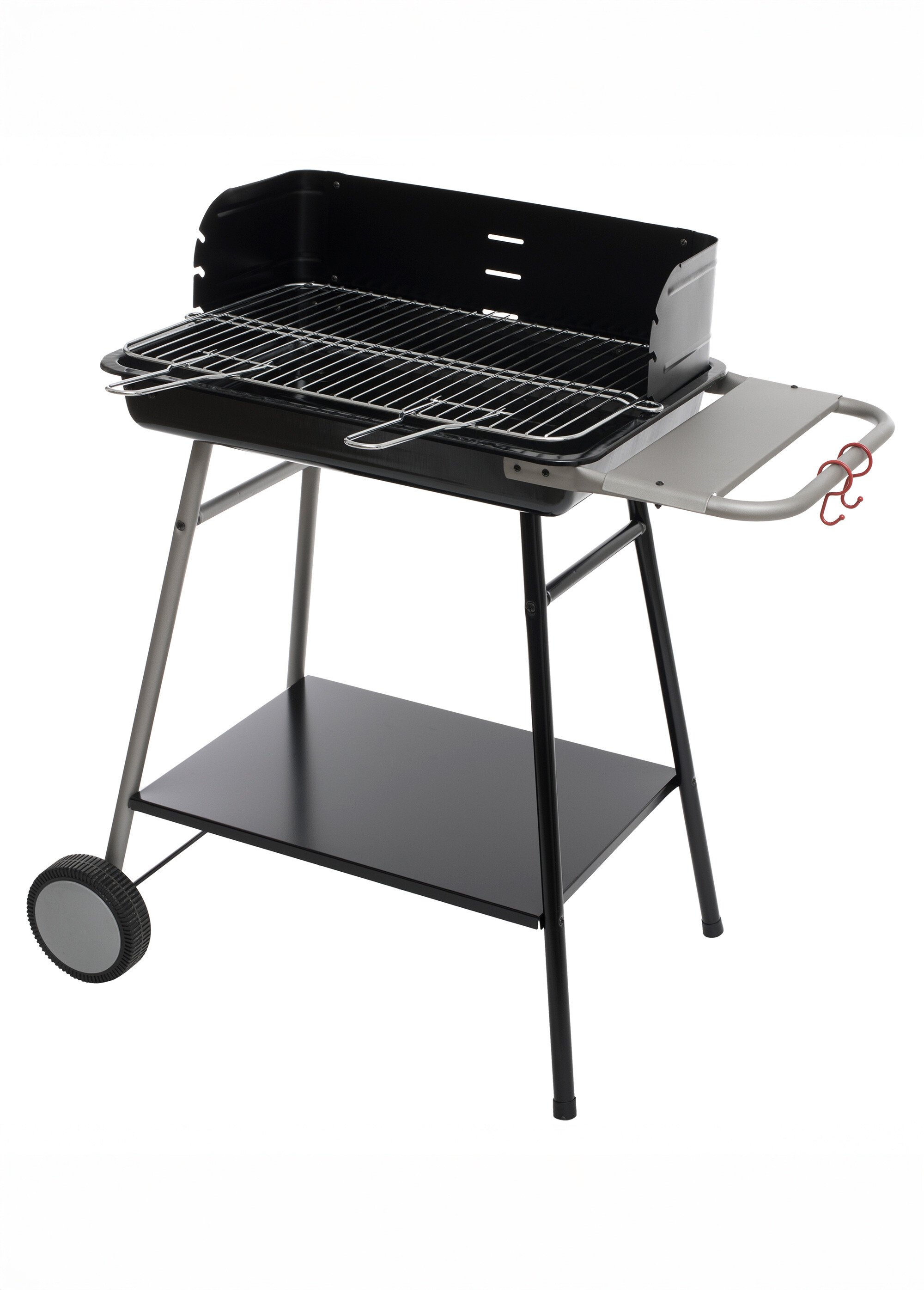 Barbecue compact en métal avec roulettes NOIR JJA-163801 FA1