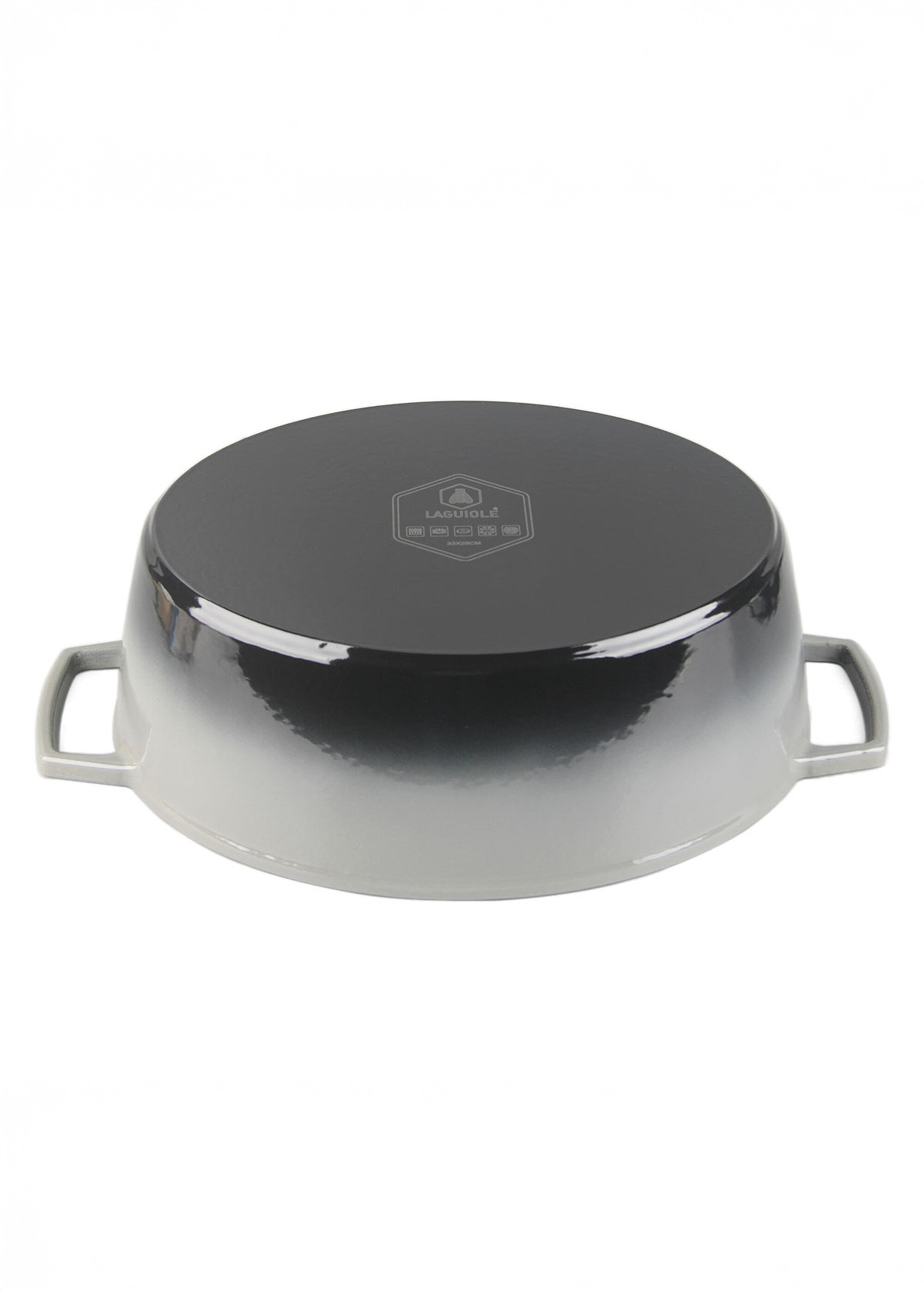 Cocotte fonte ovale 33cm, Masseiron 2A Gris 9110230 UN1