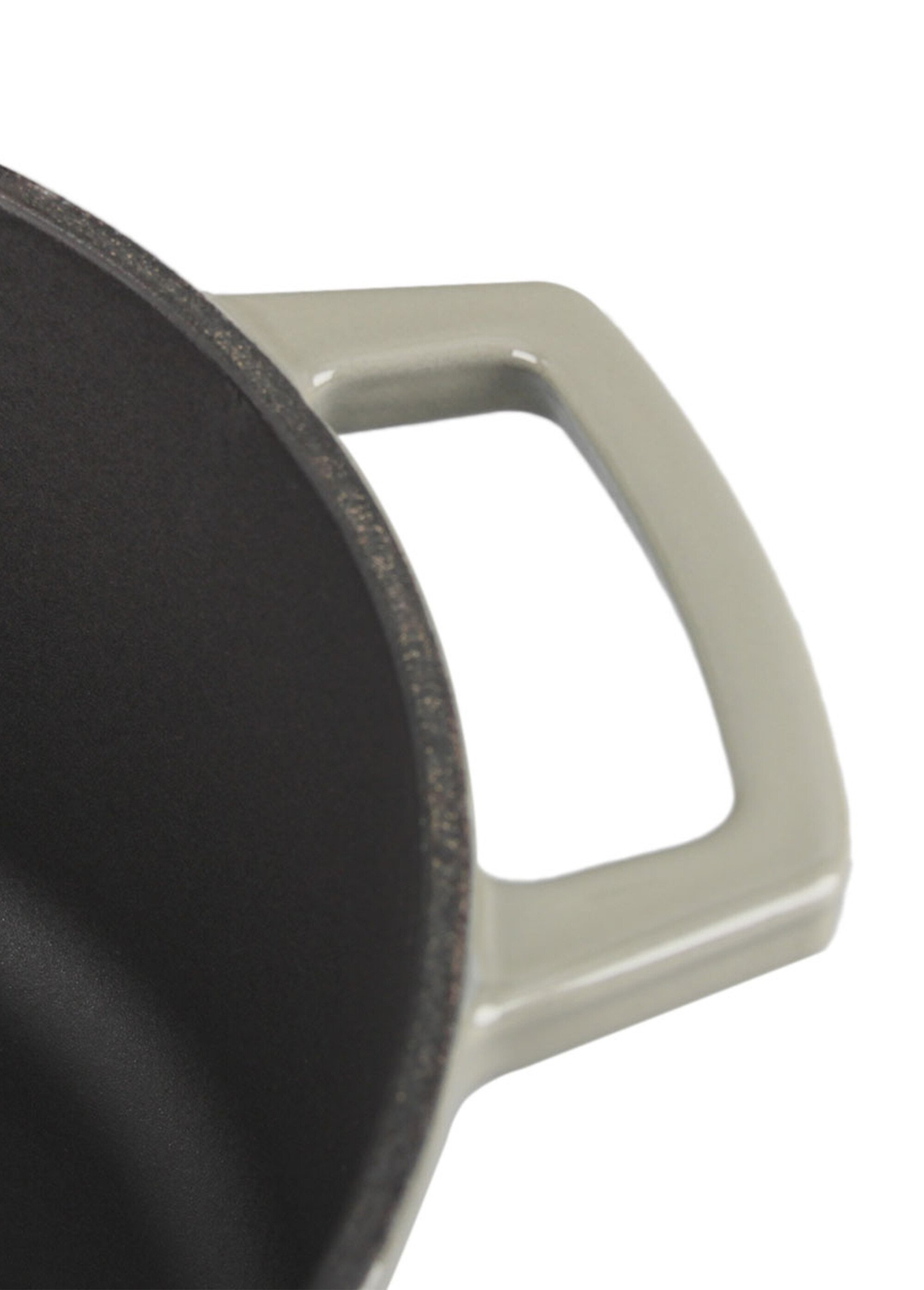 Cocotte fonte ronde 20cm, Masseiron 2A Gris 9110220 DE2