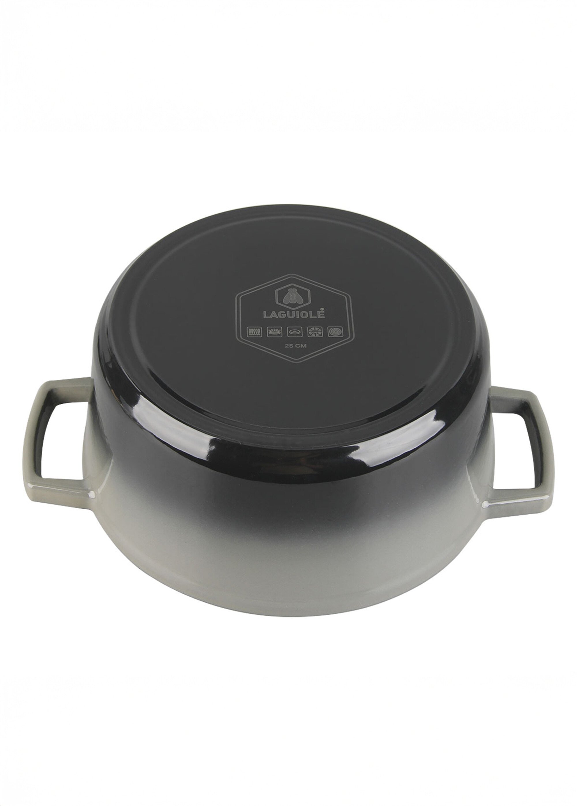 Cocotte fonte ronde 25cm, Masseiron 2A Gris 9110225 UN1