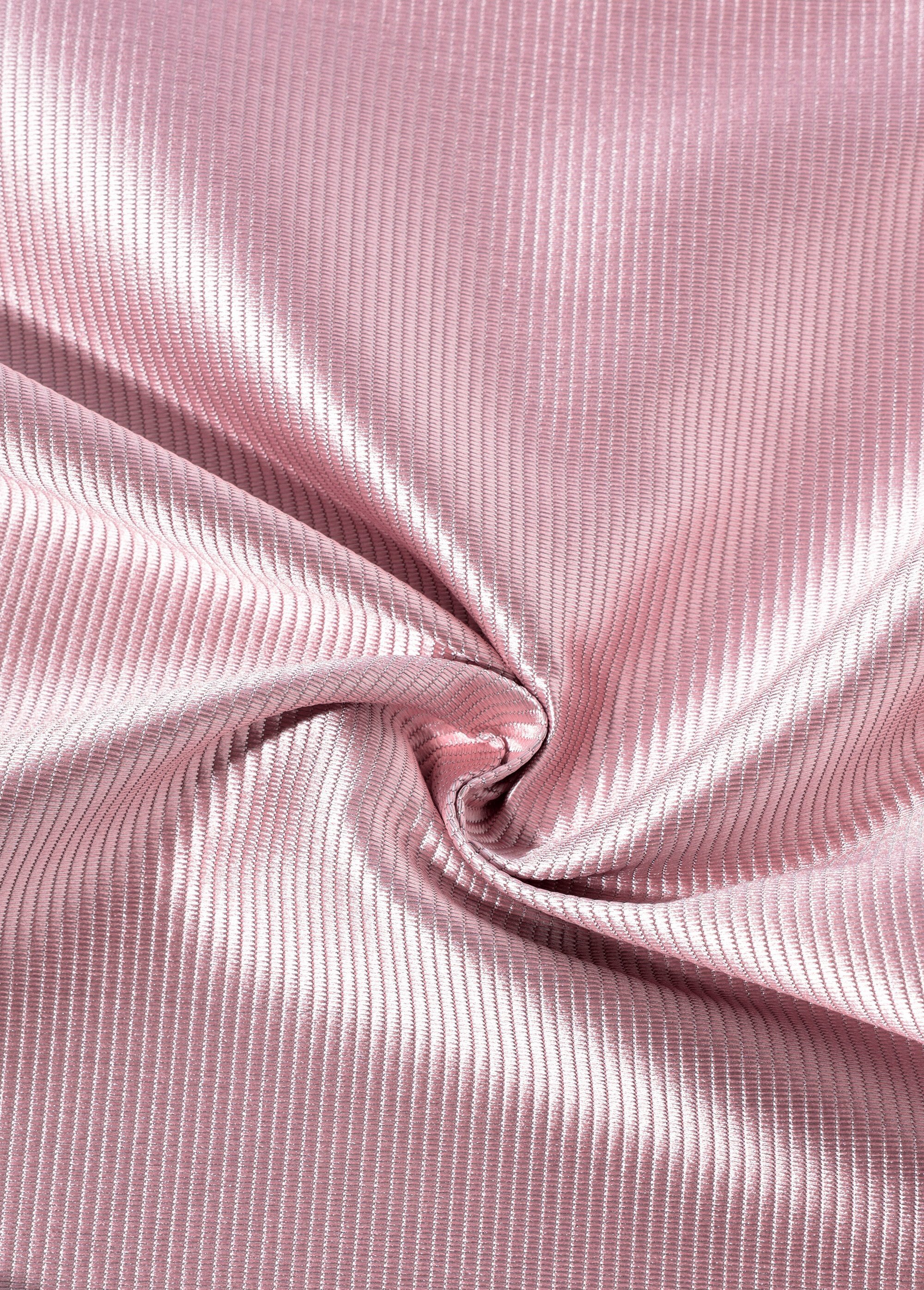 Coupon ameublement, satin milleraies ROSE COT148551 FA1