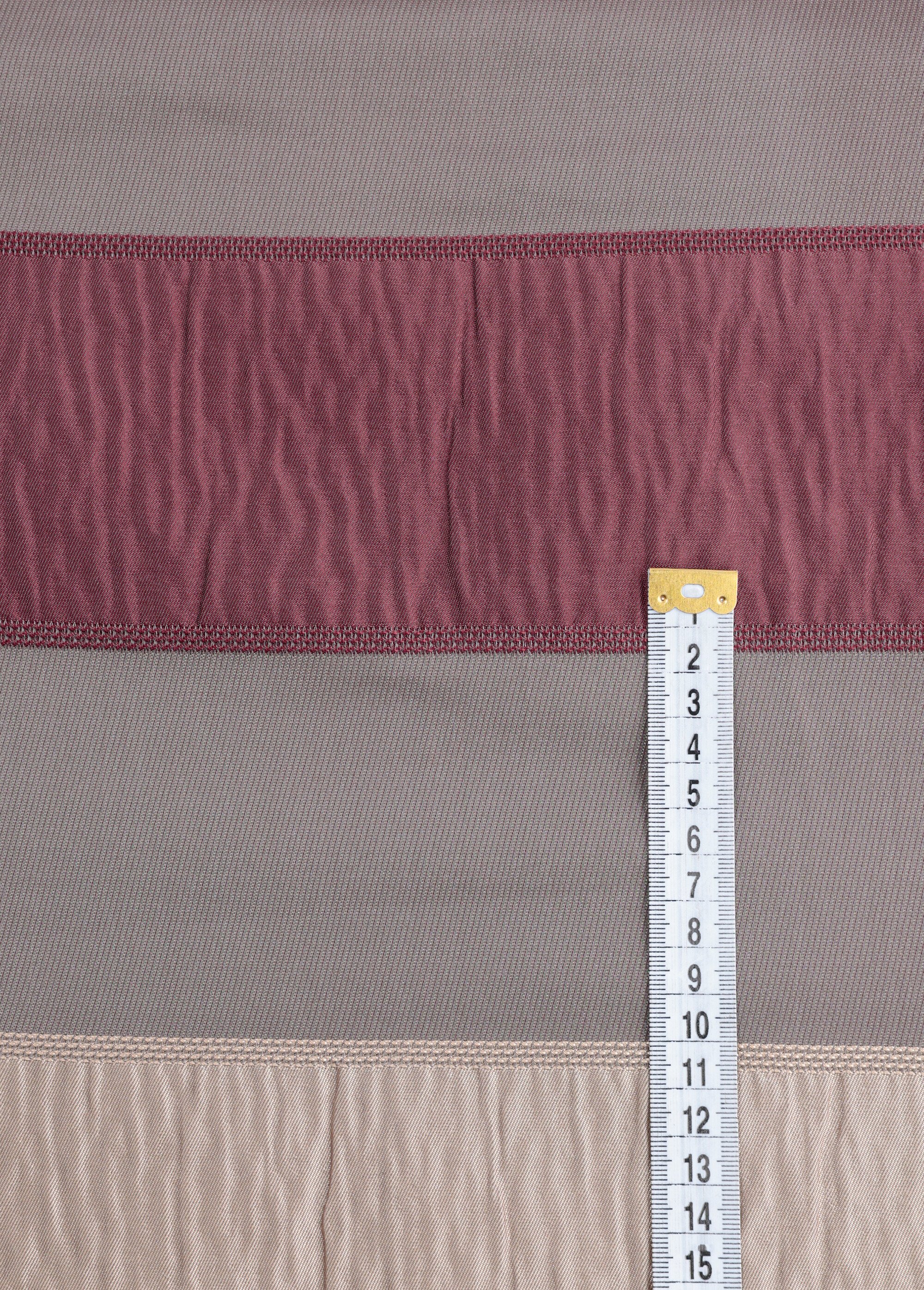 Coupon tissu ameublement rayures satin ROUGE COT148573-1 DE1