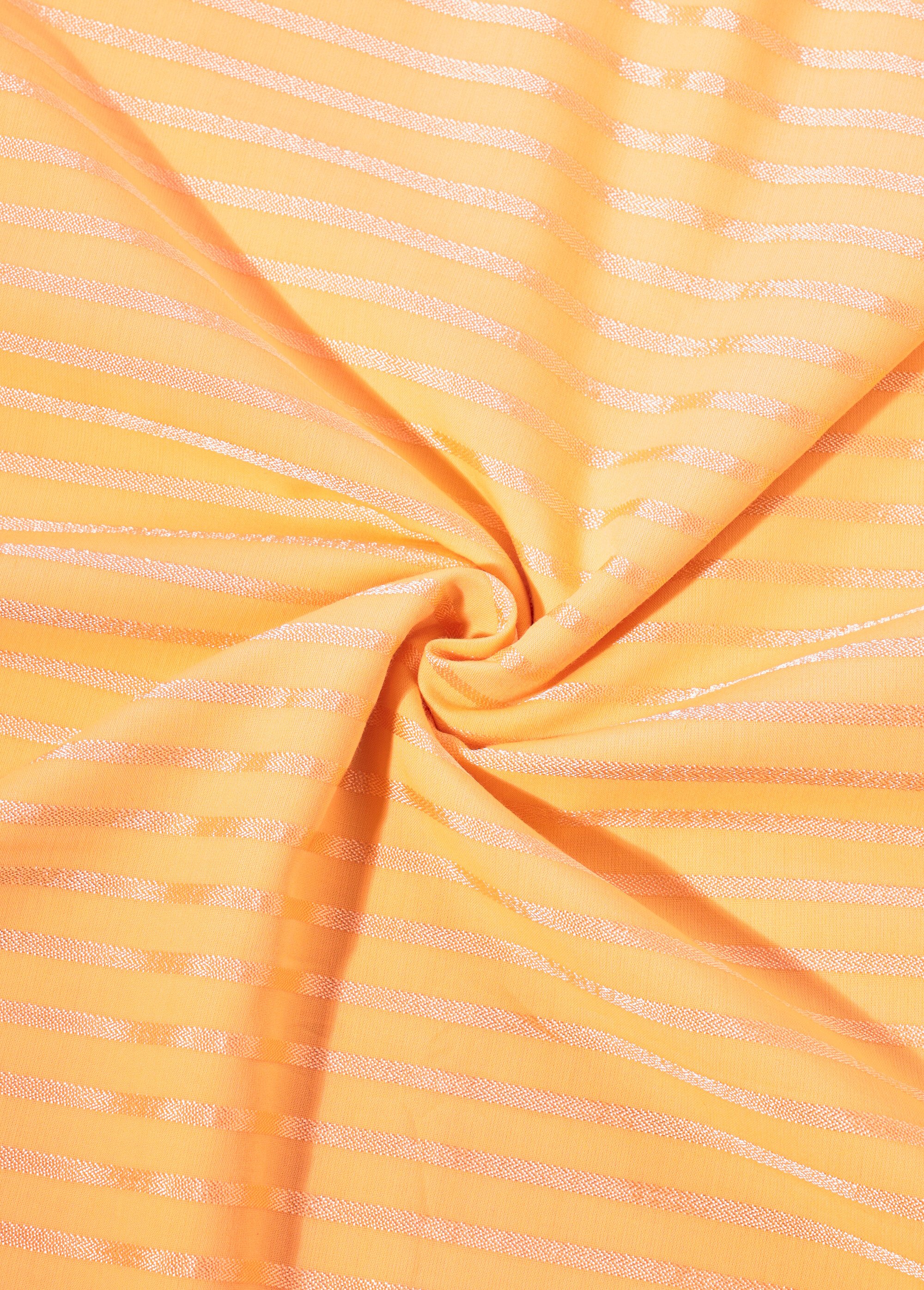 Coupon tissu habillement coton Vitaminé ORANGE COT147041 FA1