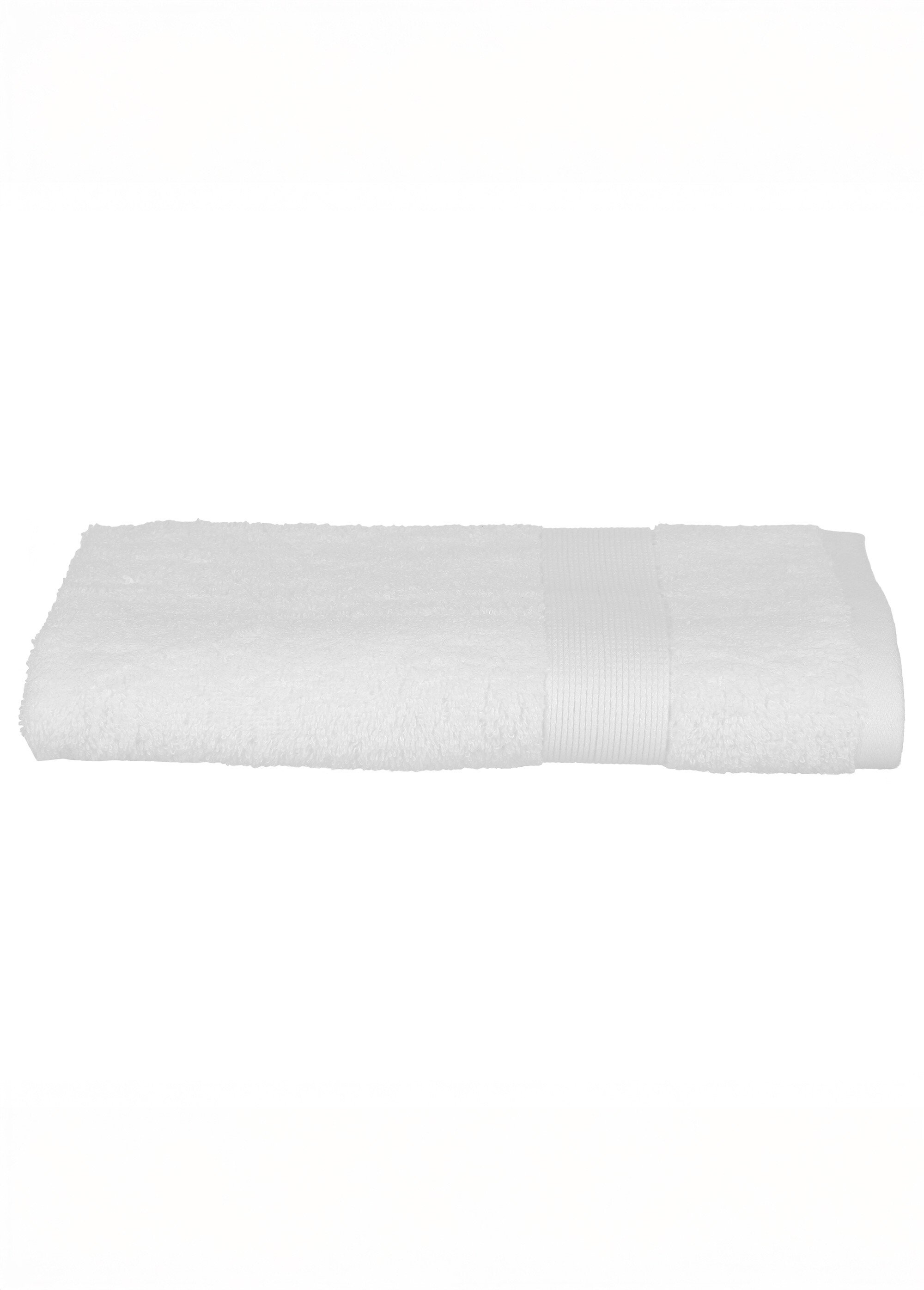 Drap de bain épais pur coton 100x150cm Blanc JJA-1258 DE2