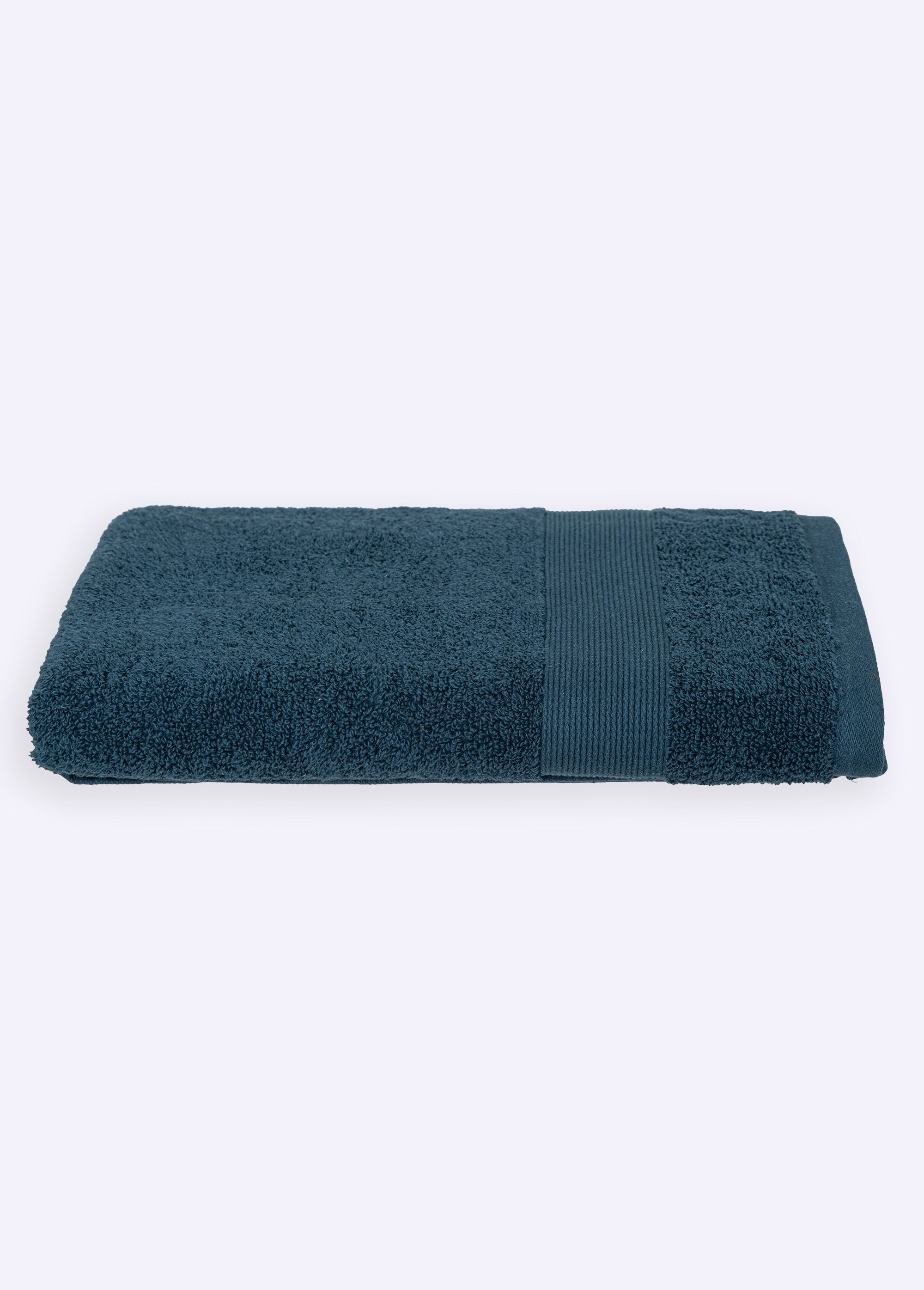 Drap de bain épais pur coton 100x150cm Bleu JJA-1258 FA1