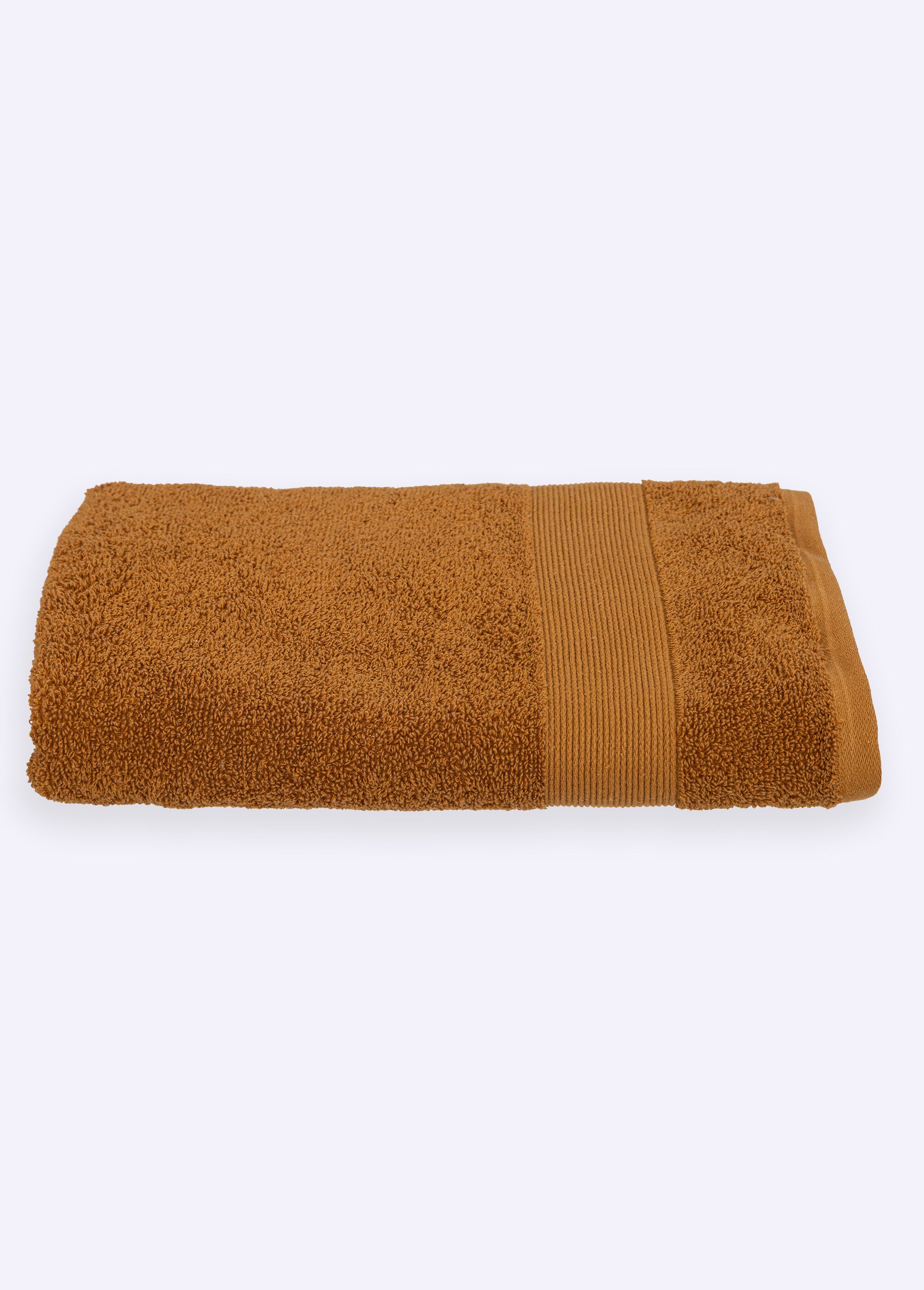 Drap de bain épais pur coton 100x150cm Marron JJA-1258 FA1