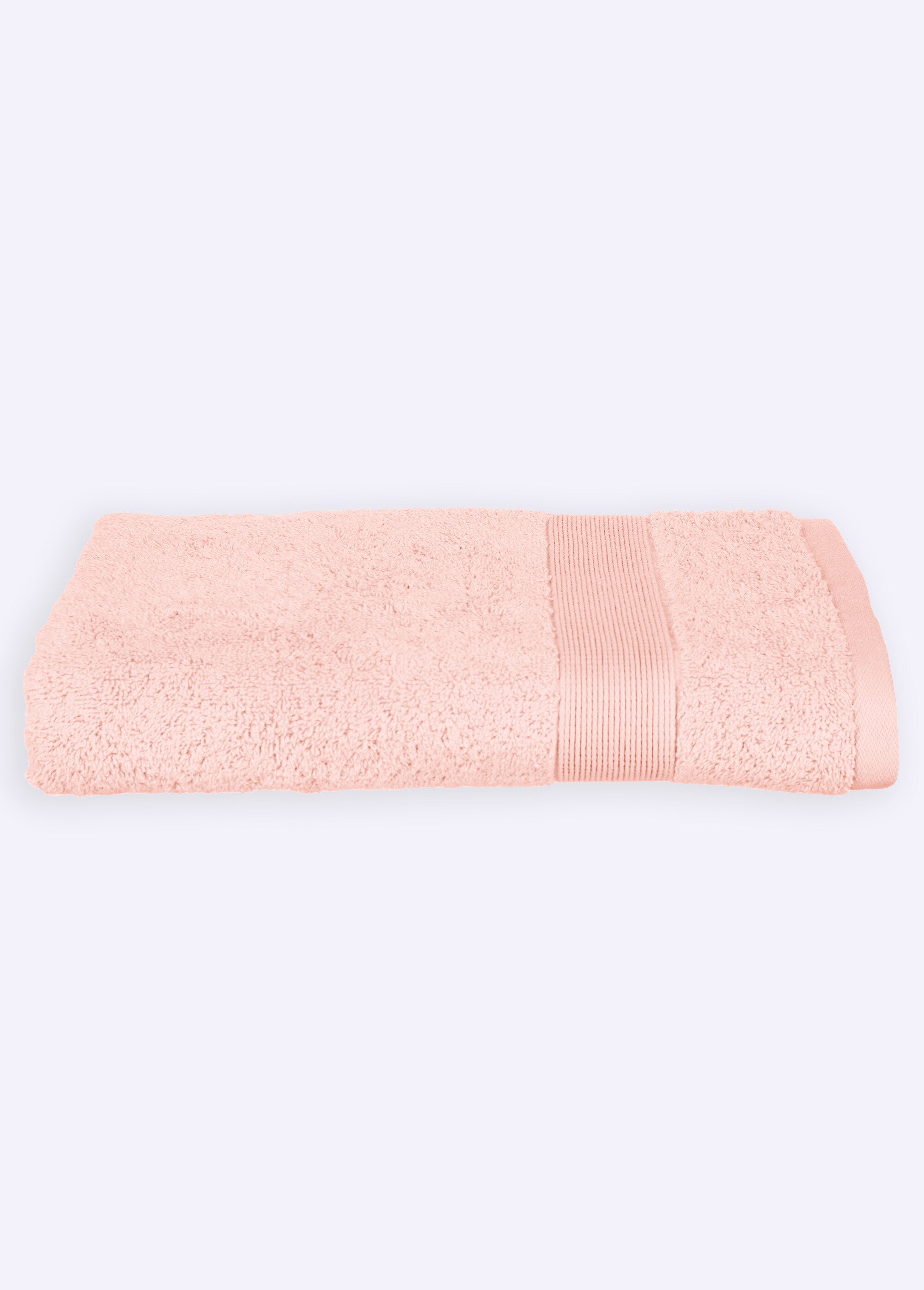 Drap de bain épais pur coton 100x150cm Rose JJA-1258 FA1