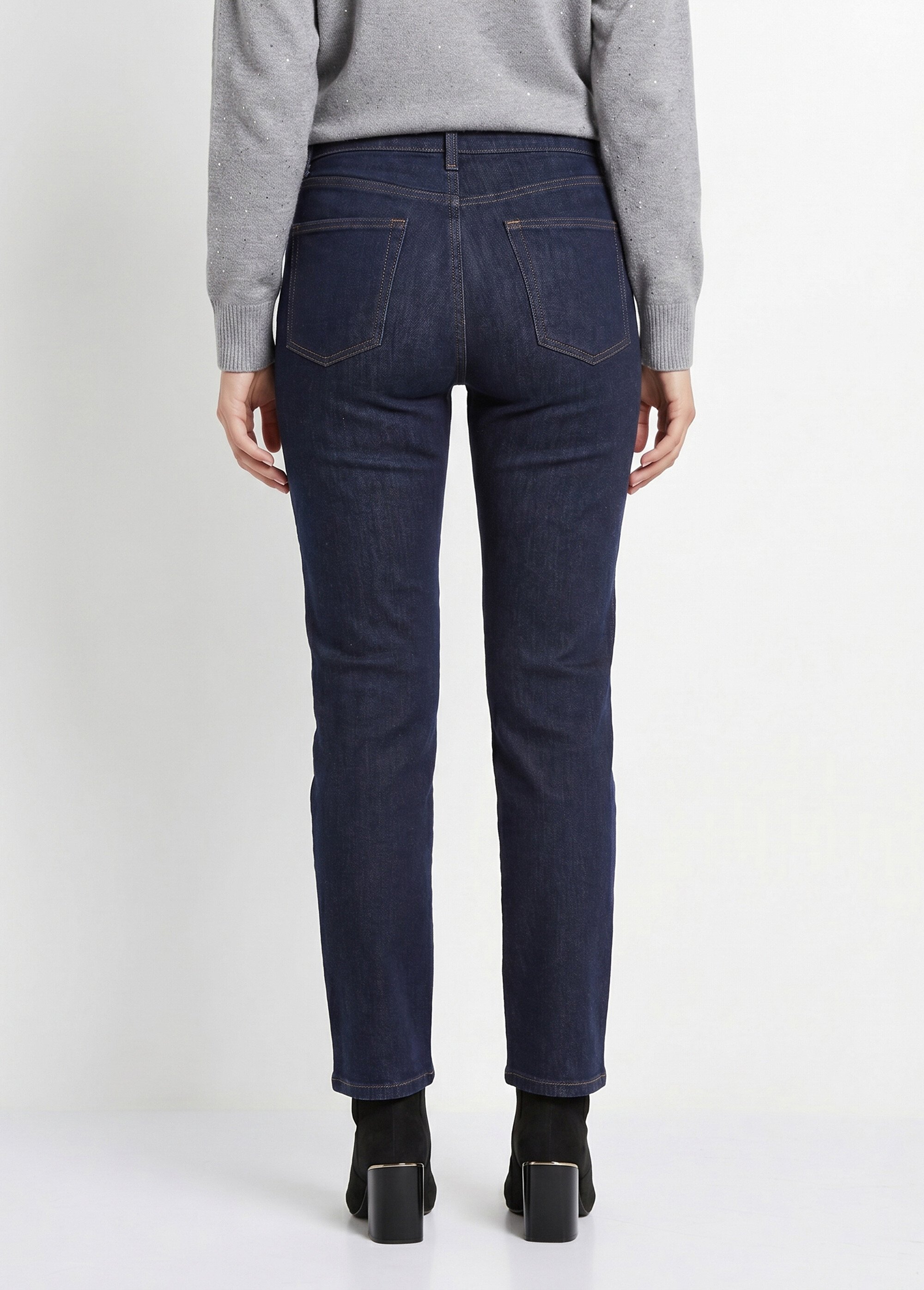 Jean mom en denim, spécial GRANDE TAILLE