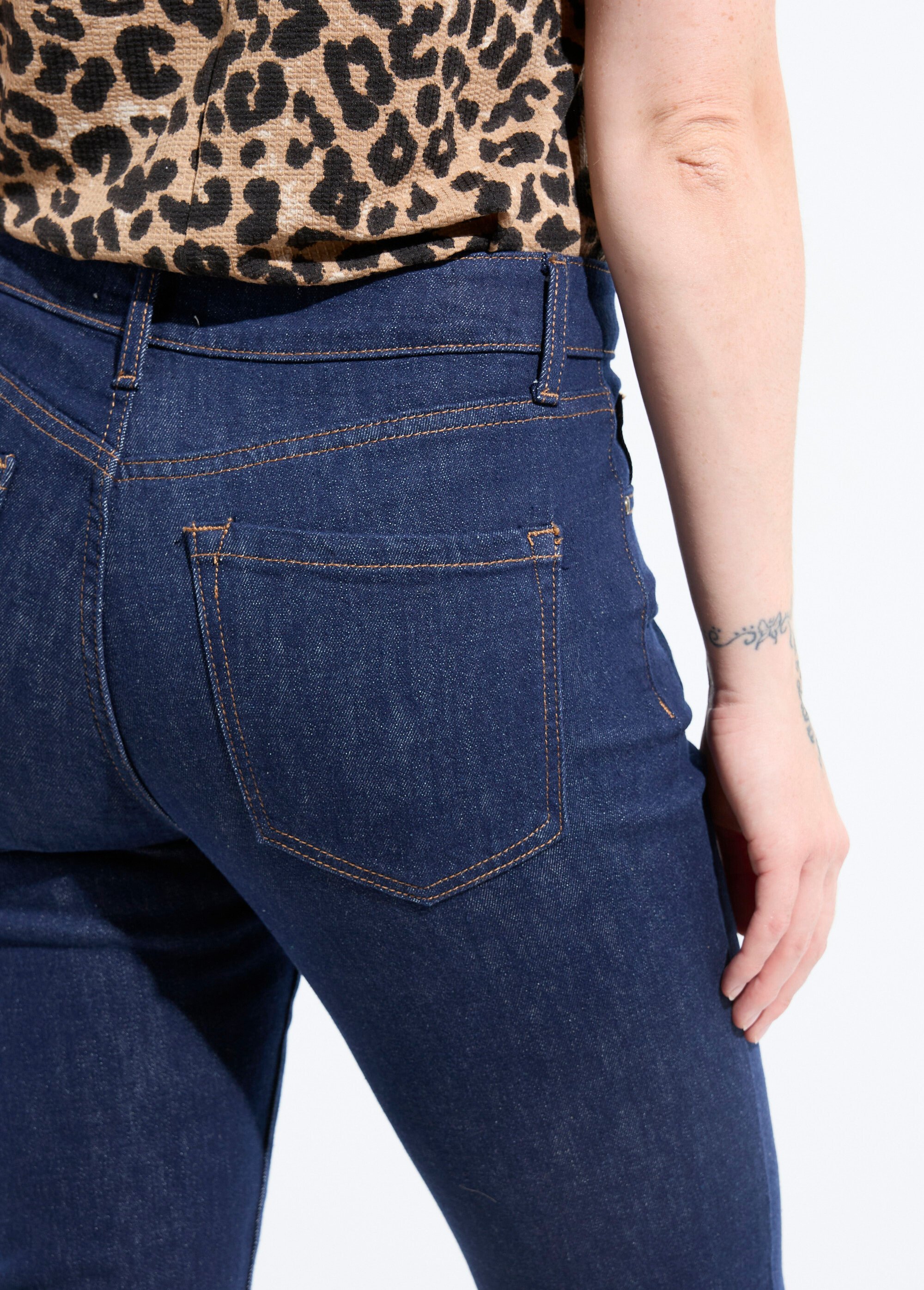 Jean slim en denim, spécial PETITE Femme BLEU BRUT OR-SANDRIJD483 DE2