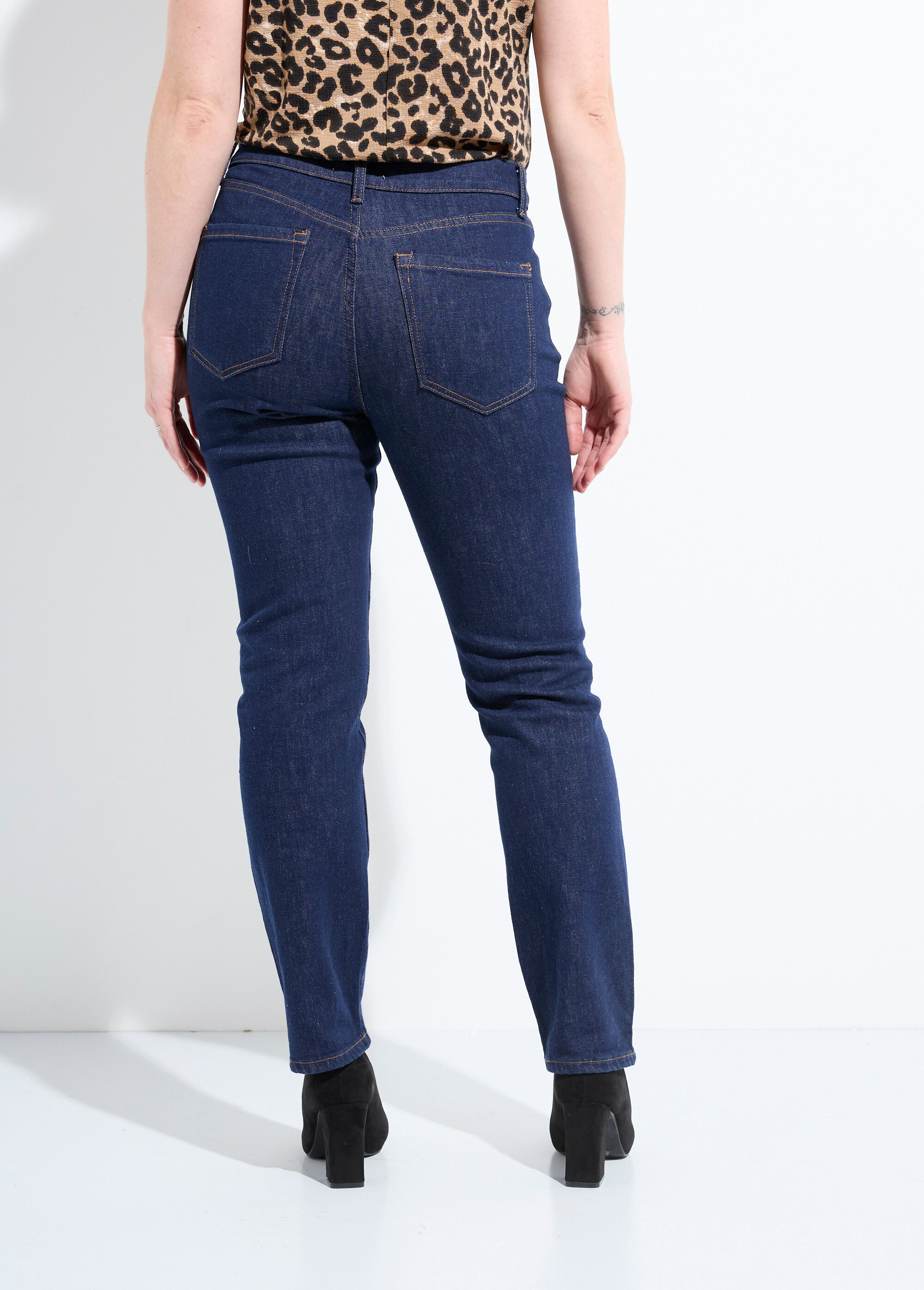 Jean slim en denim, spécial PETITE Femme BLEU BRUT OR-SANDRIJD483 DO1