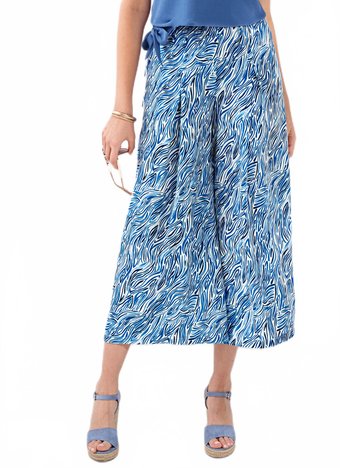 Jupe-pantalon taille élastiquée ample