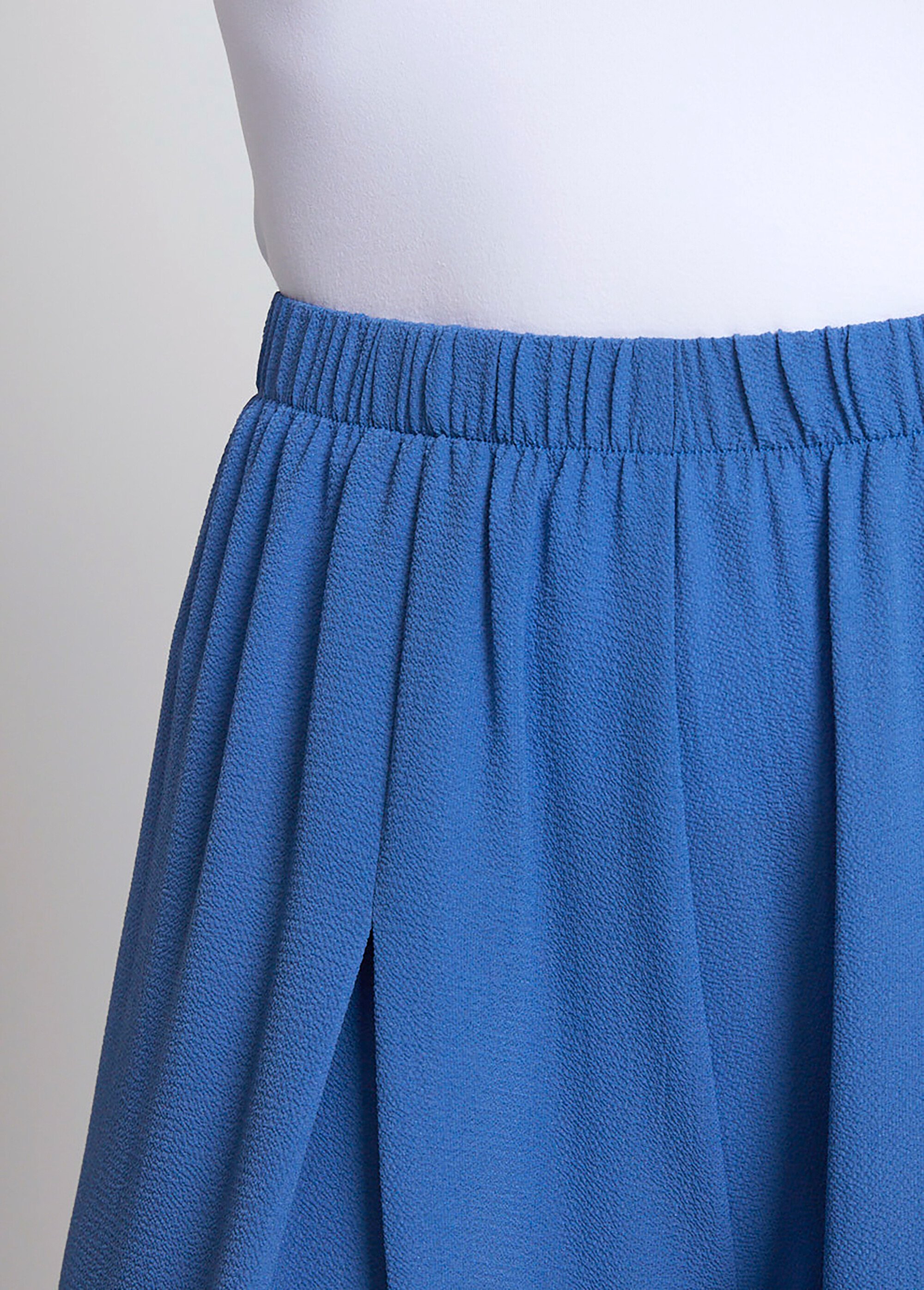 Jupe-pantalon taille élastiquée ample Femme Bleu LISSEY DE1