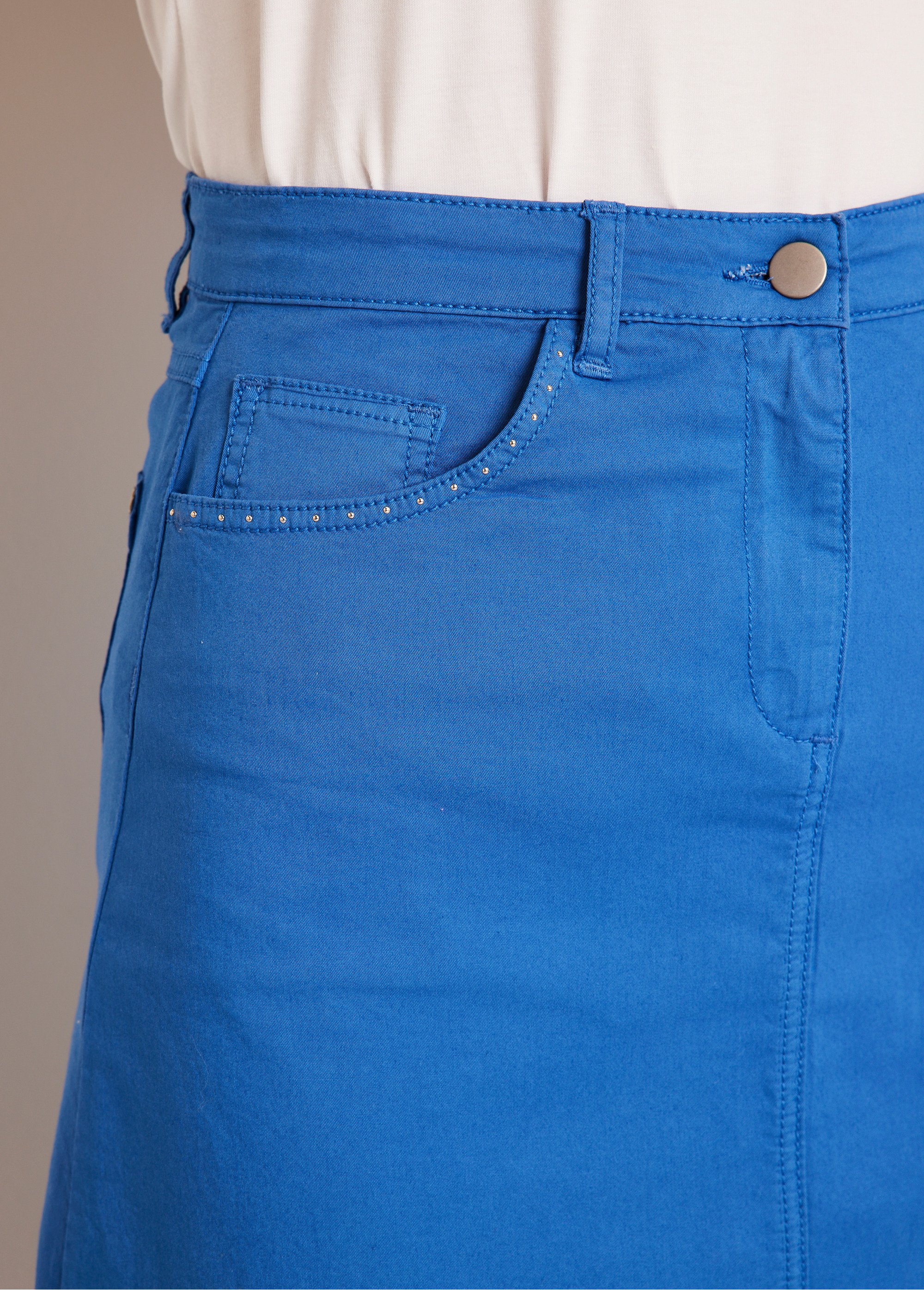 Jupe en jean avec taille paperbag et poches pour bébé fille, bleu – ZIPPY