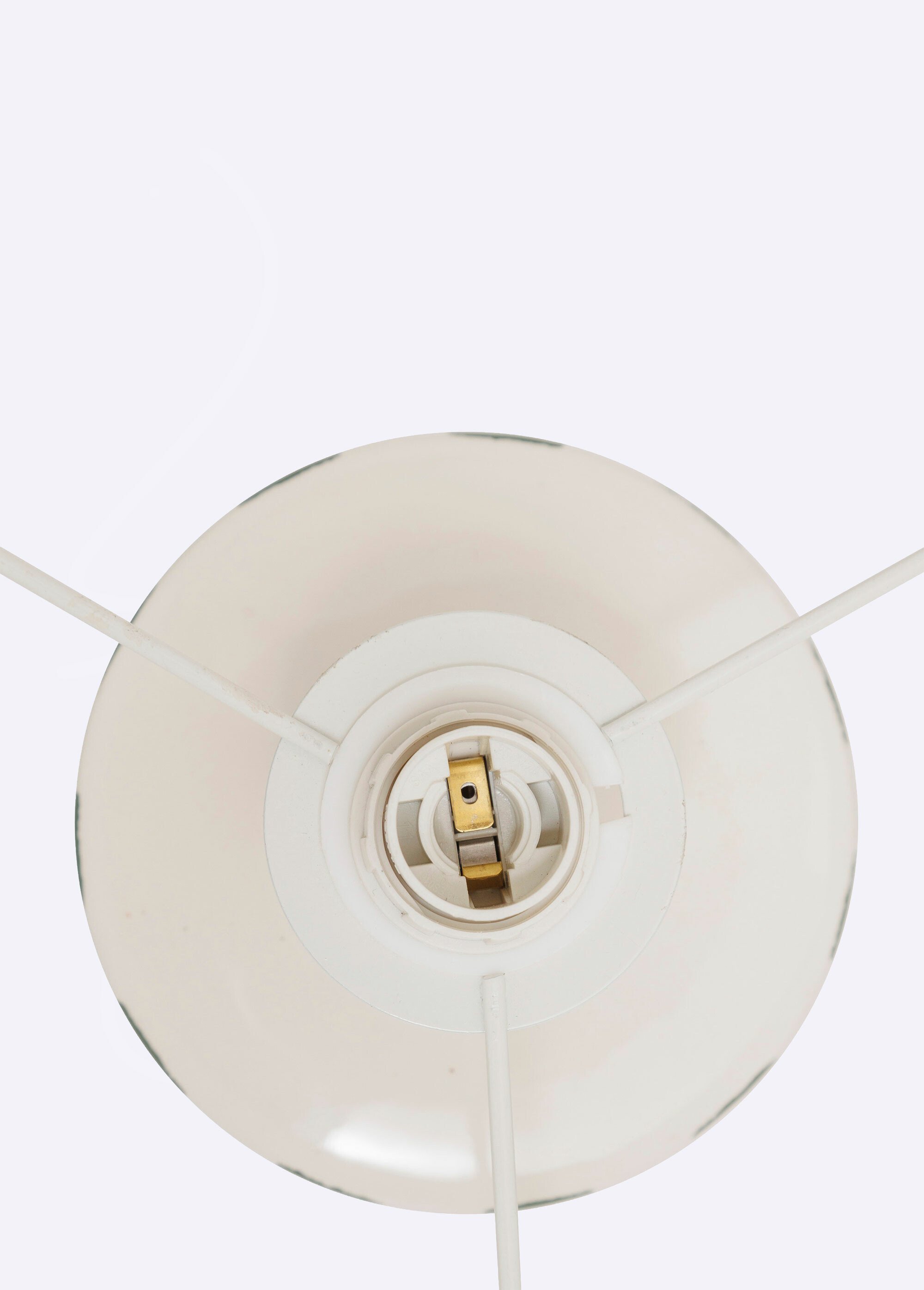 Lampe à poser, pied en céramique rayée VERT JJA-210308 DE2