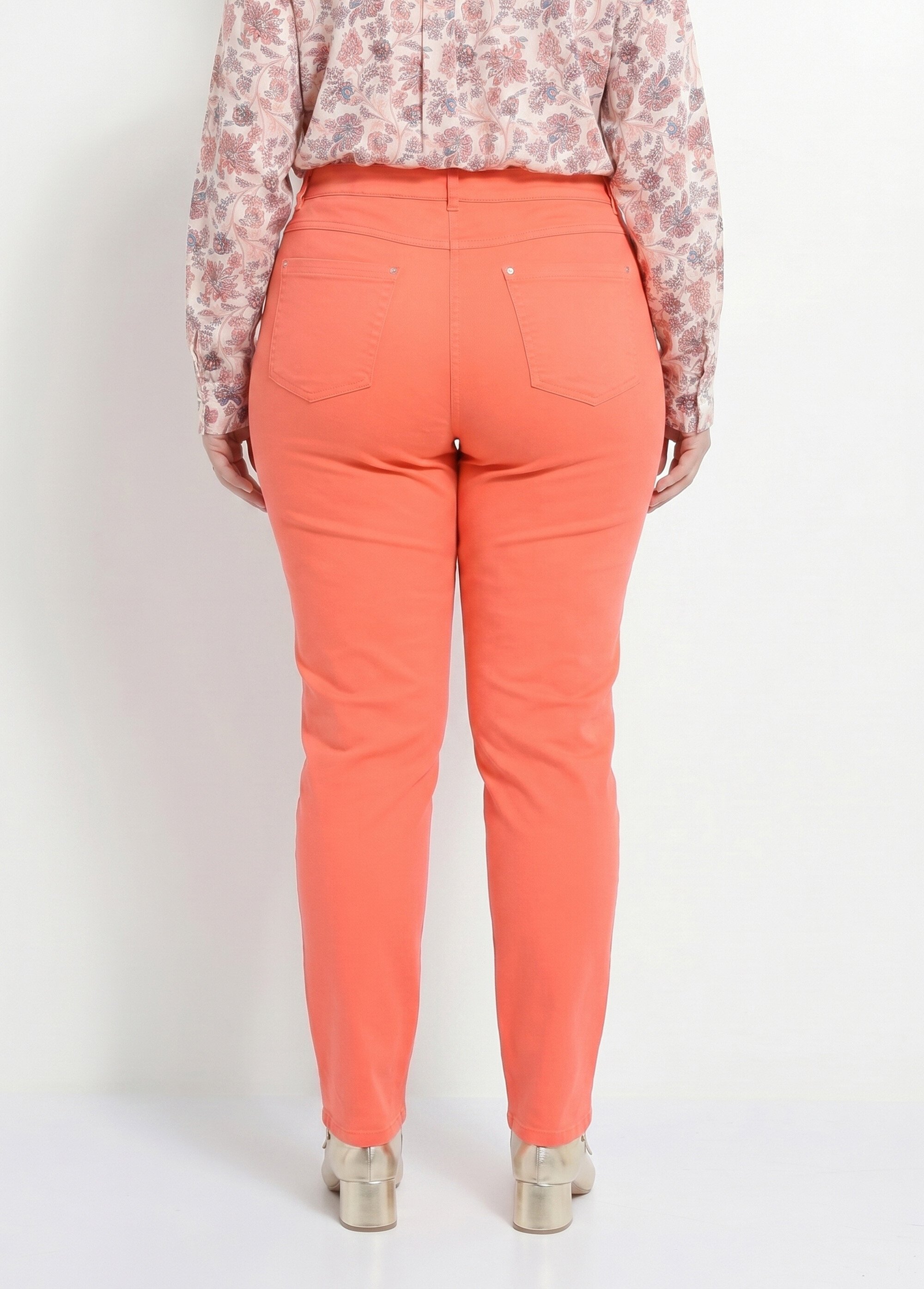 Pantalon droit 5 poches coton stretch
