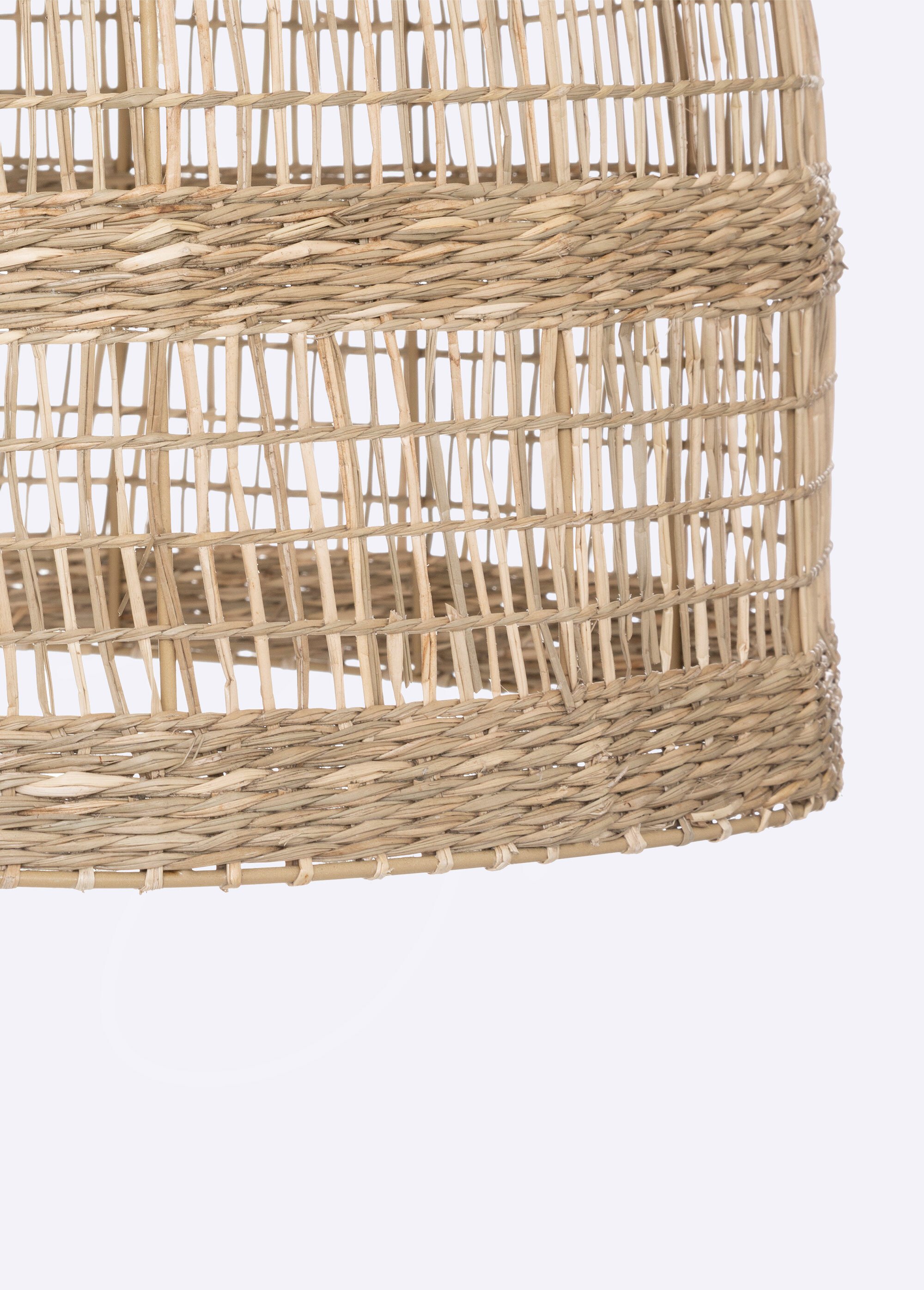 Suspension osier tressé, forme cloche BEIGE JJA-190694 DE1