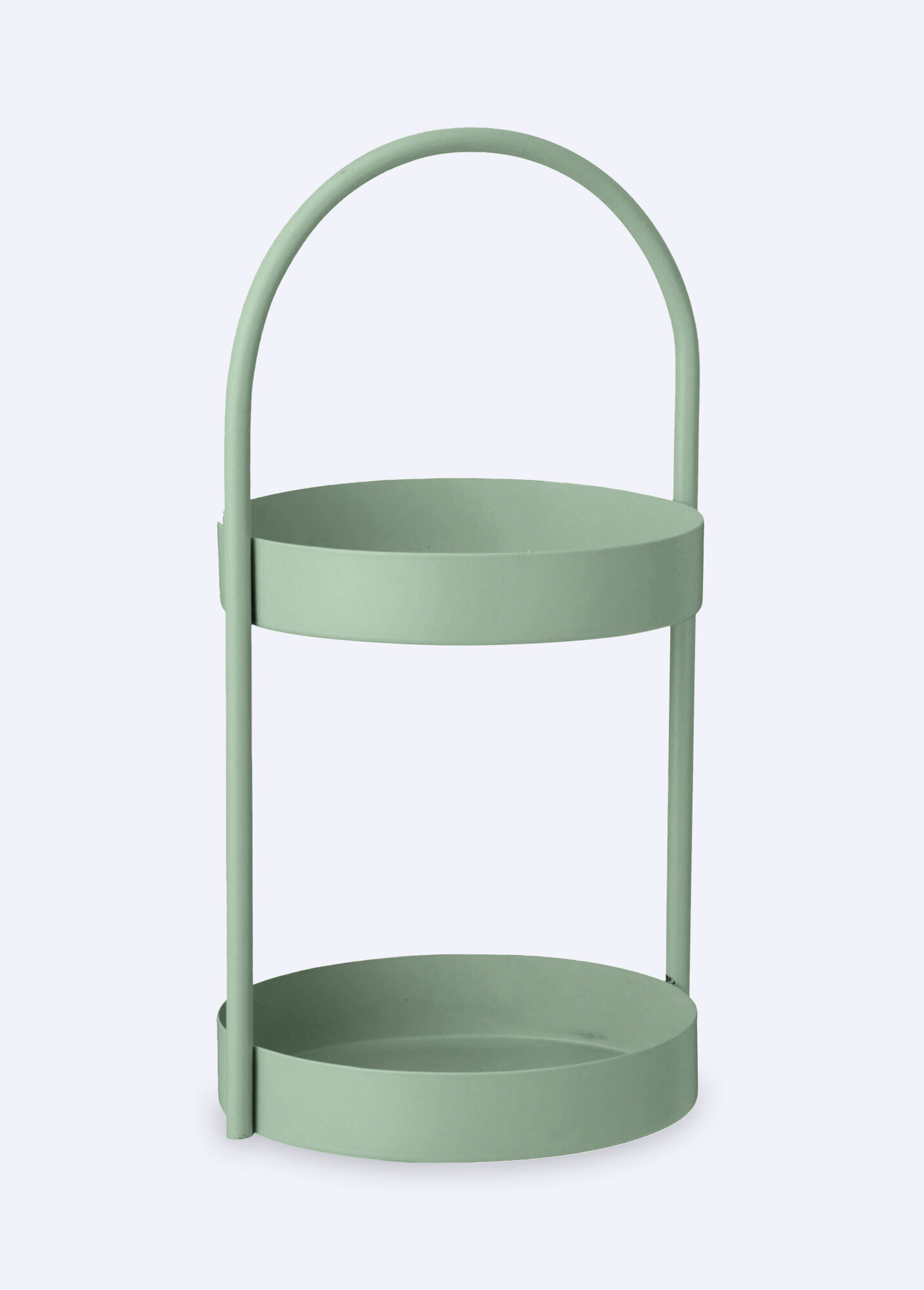 Etagère de salle de bain 2 étages, métal