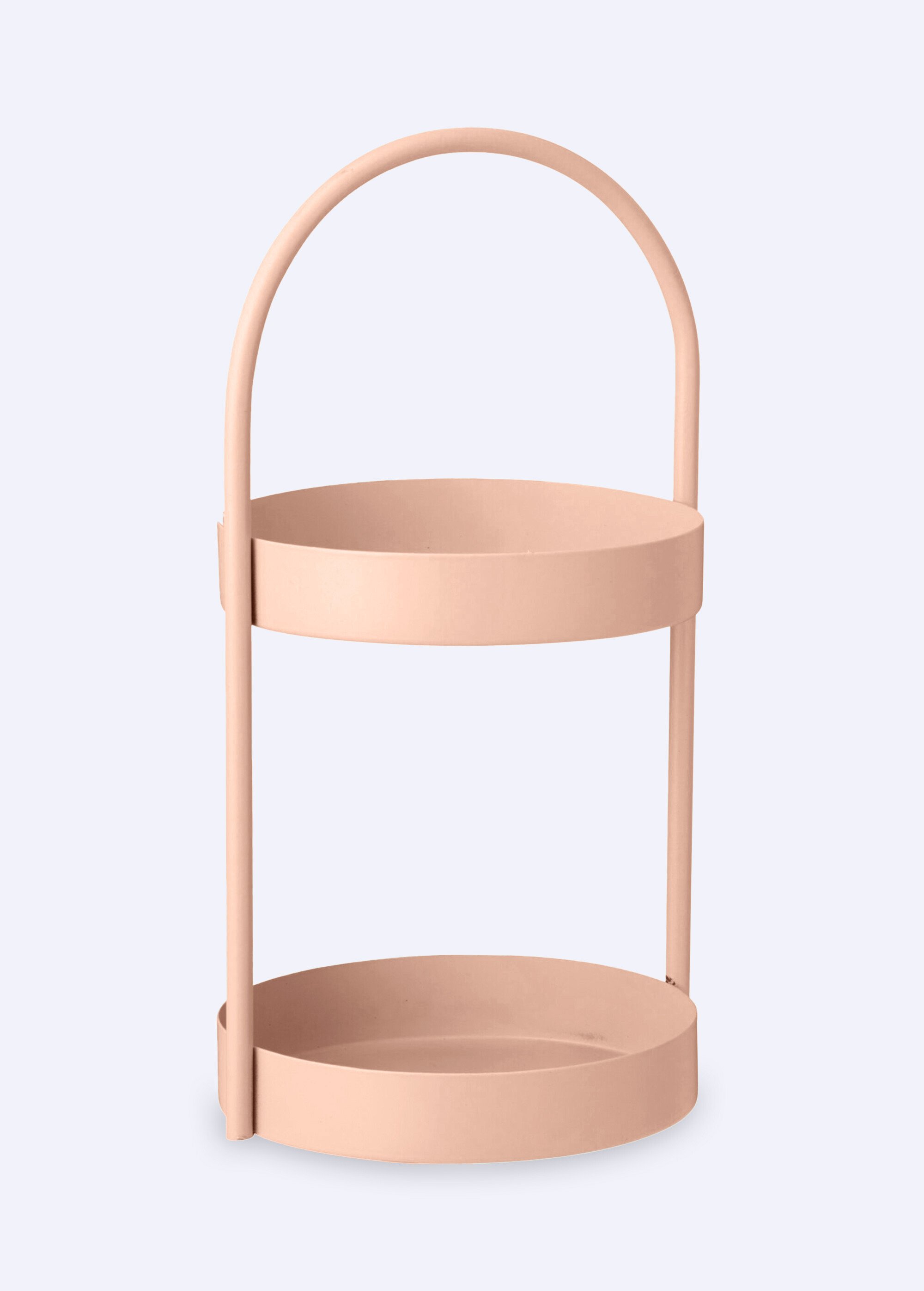 Etagère de salle de bain 2 étages, métal