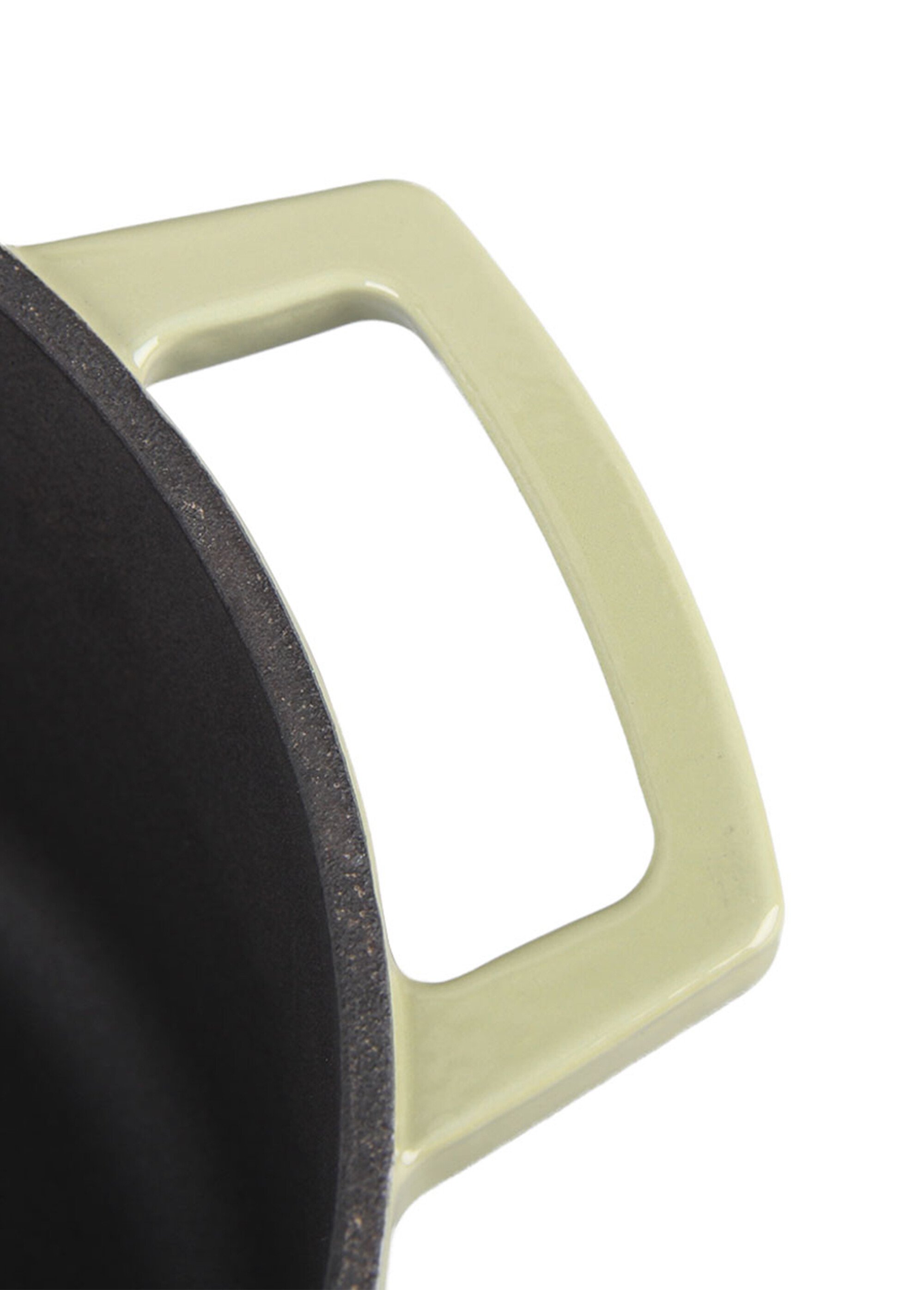 Cocotte fonte ovale 33cm, Masseiron 4O Vert 9110260 DE2