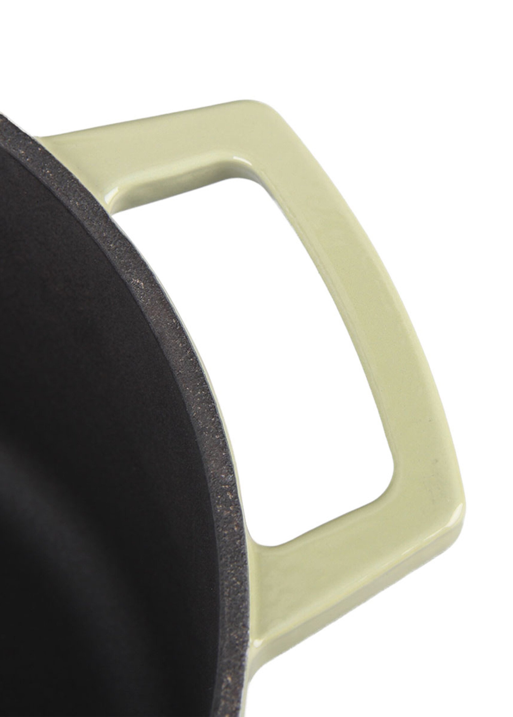 Cocotte fonte ronde 25cm, Masseiron 4O Vert 9110255 DE2