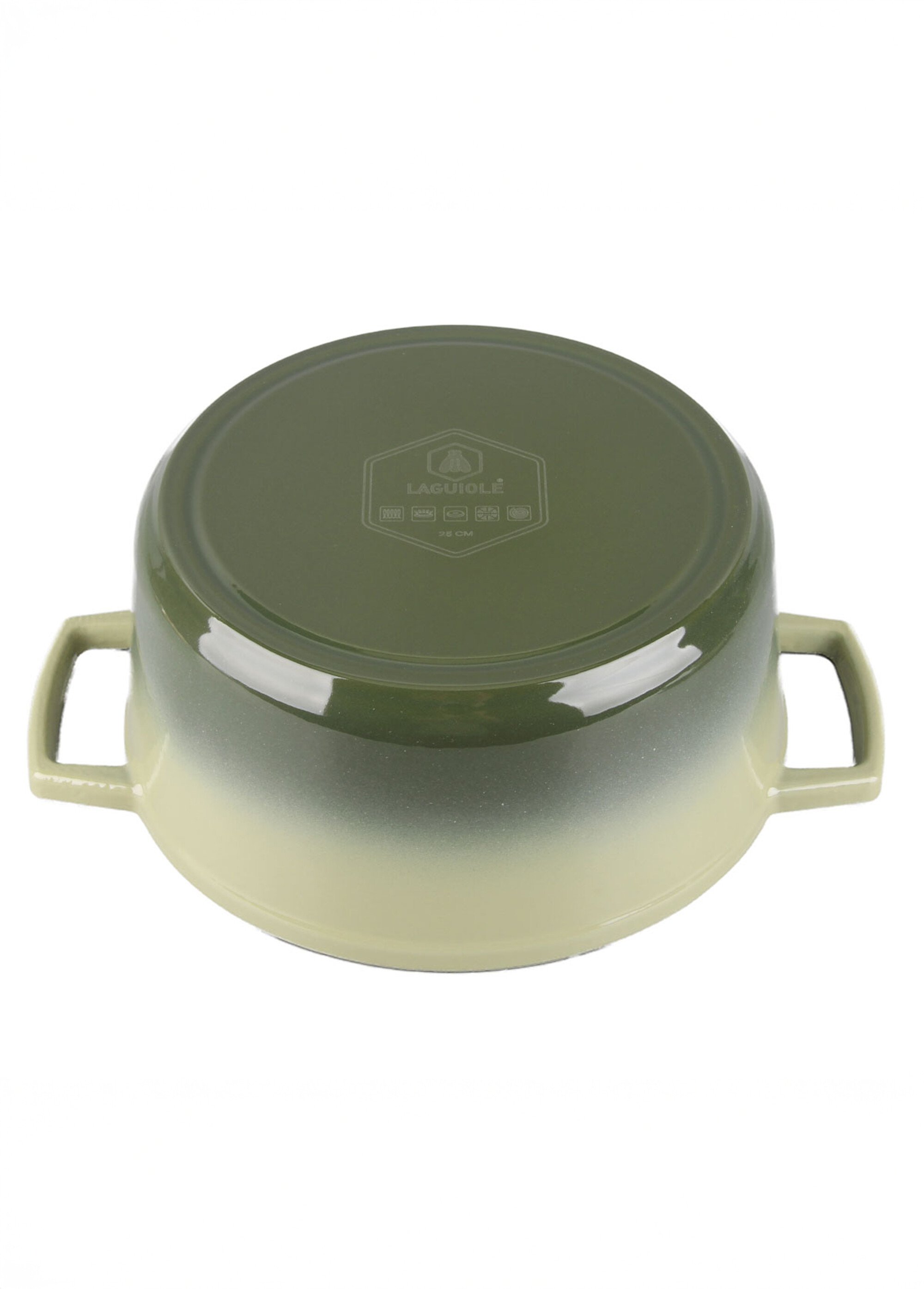Cocotte fonte ronde 25cm, Masseiron 4O Vert 9110255 UN1