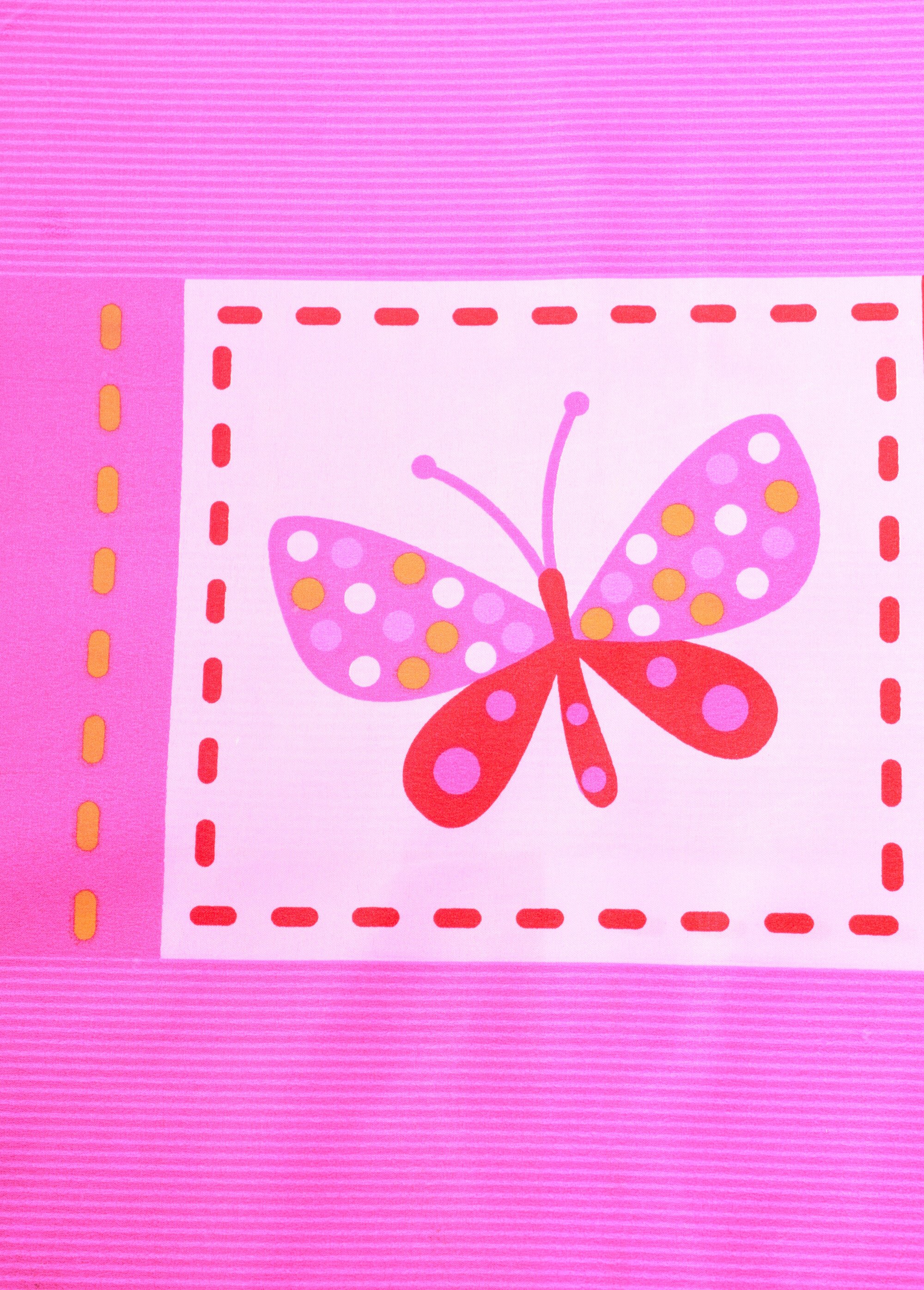 Coupon ameublement kids, libellules ROSE COT68212-1 DE2