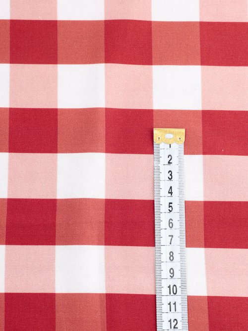 Coupon habillement, imprimé fantaisie ROUGE COT96829-1 DE1