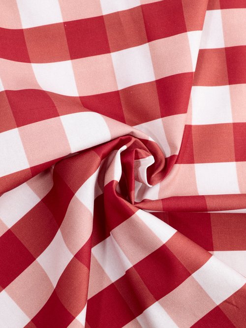 Coupon habillement, imprimé fantaisie ROUGE COT96829-1 FA1