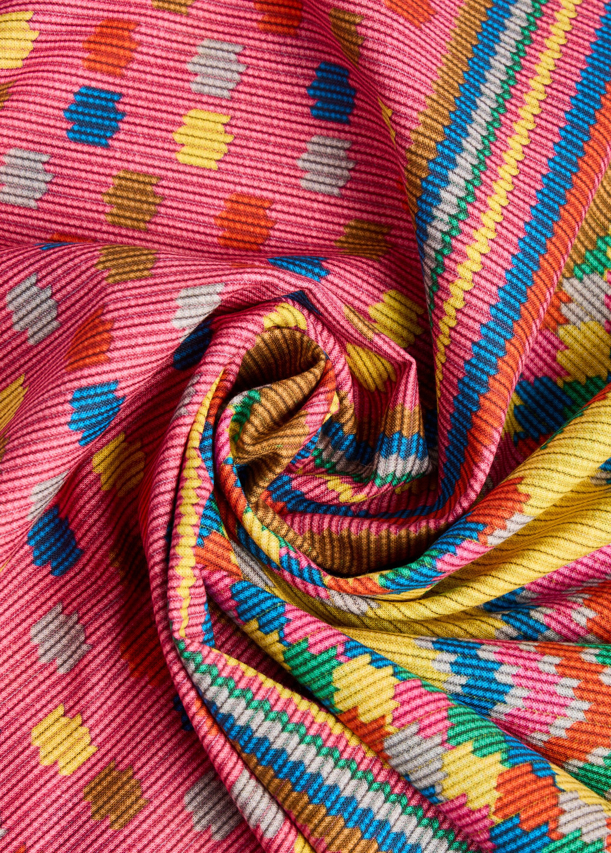 Coupon habillement, imprimé fantaisie MULTICOLORE COT96829-1 FA1