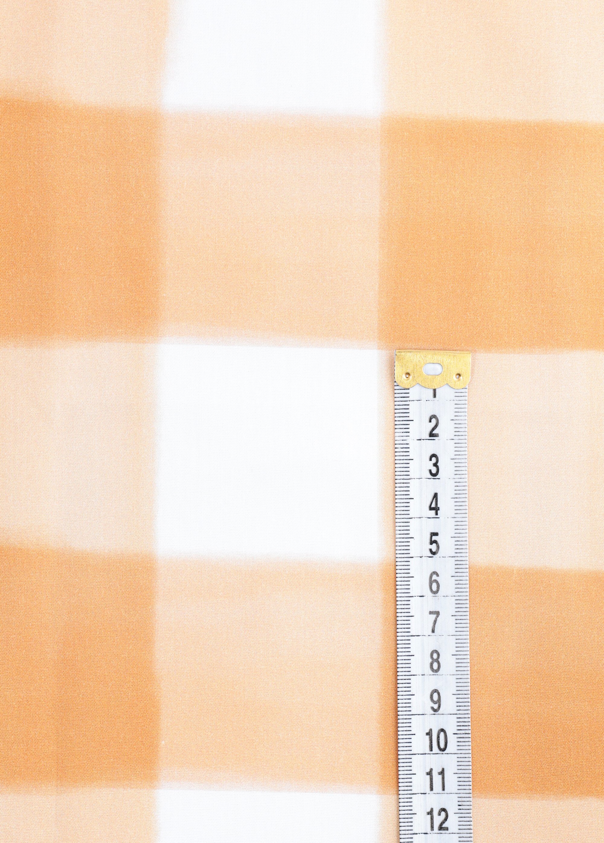 Coupon tissu habillement motif fantaisie MARRON COT96829 DE1