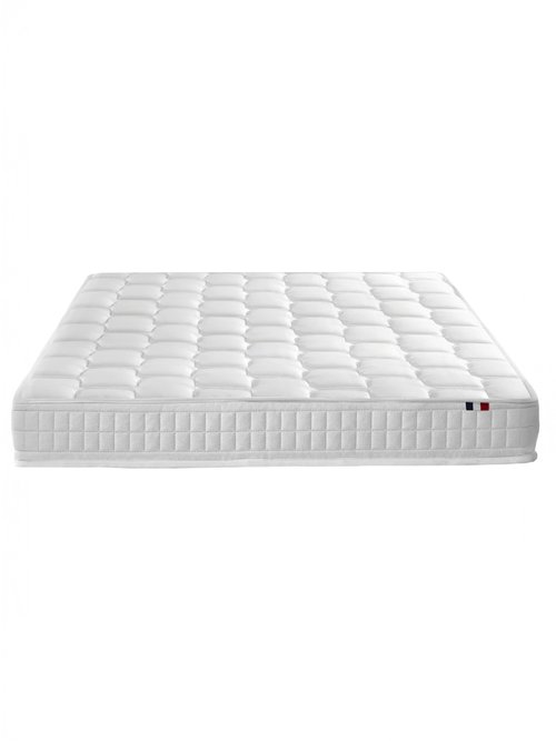 Ensemble Matelas ressorts + Sommier tapissier BEIGE AFIPACK-RENON DE1