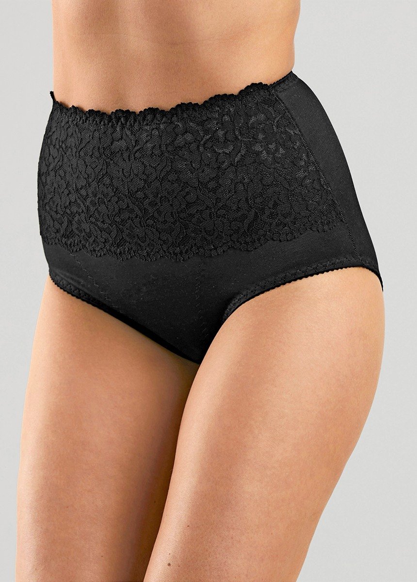 Gaine-culotte ventre plat détails dentelle