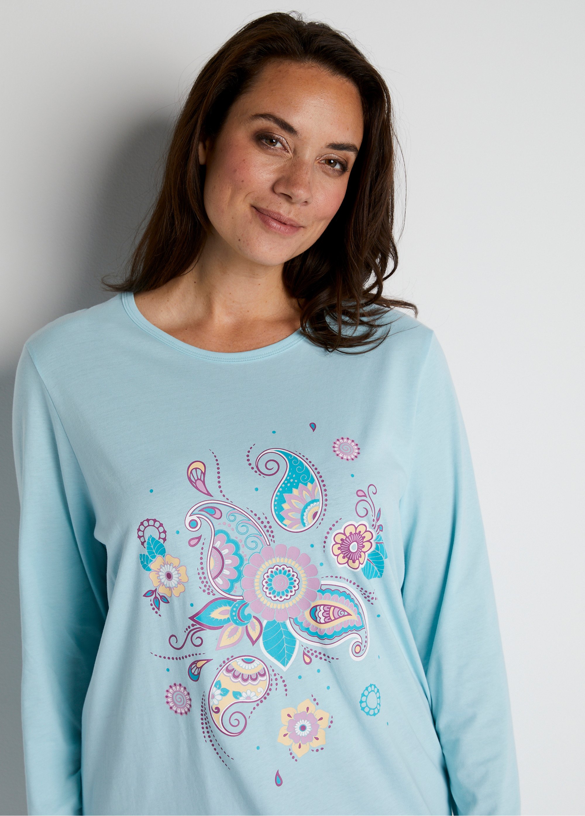 Lot de 2 chemises de nuit forme tee-shirt