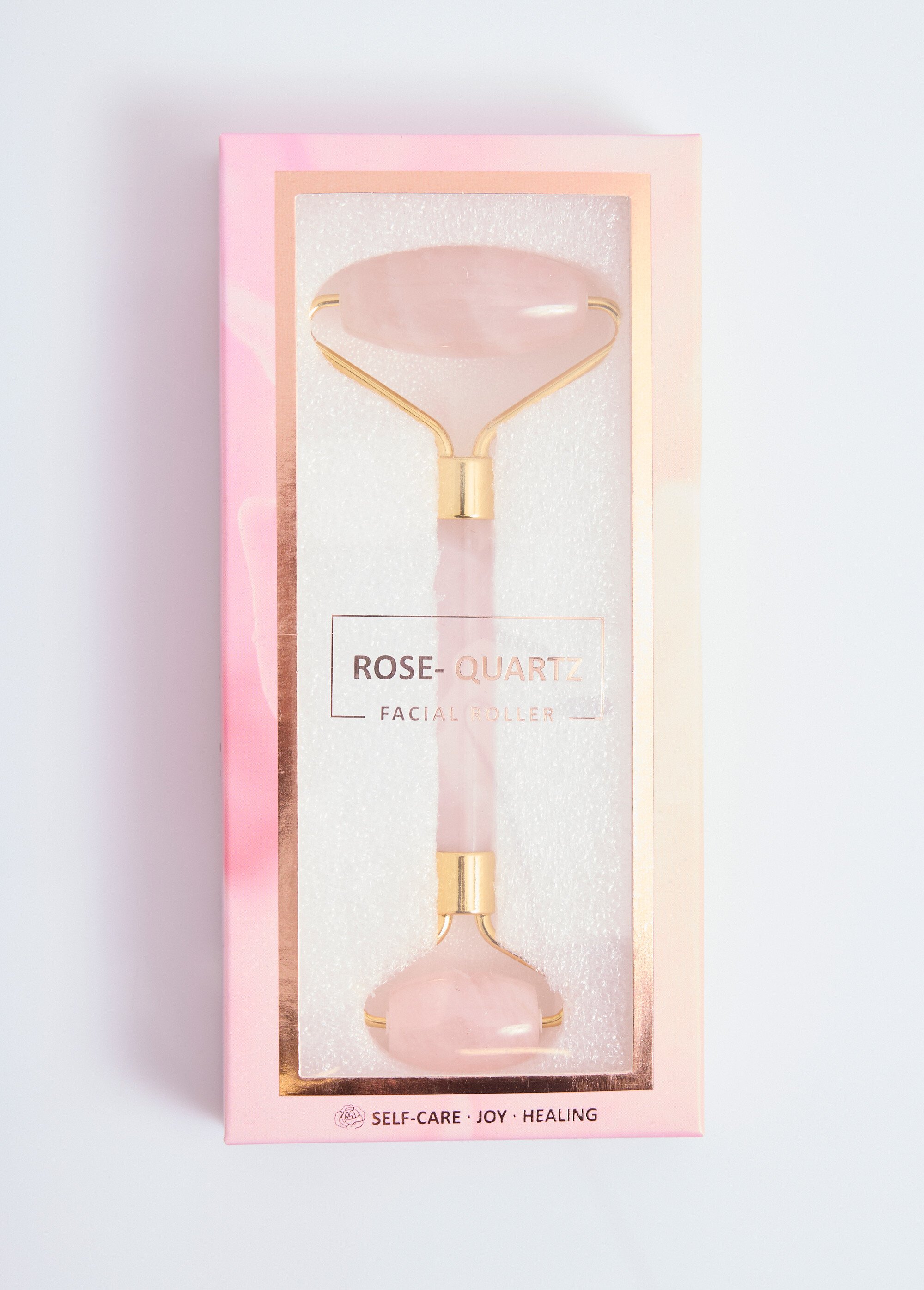 Rouleau de massage en quartz rose Rose GLISSOIR DE1