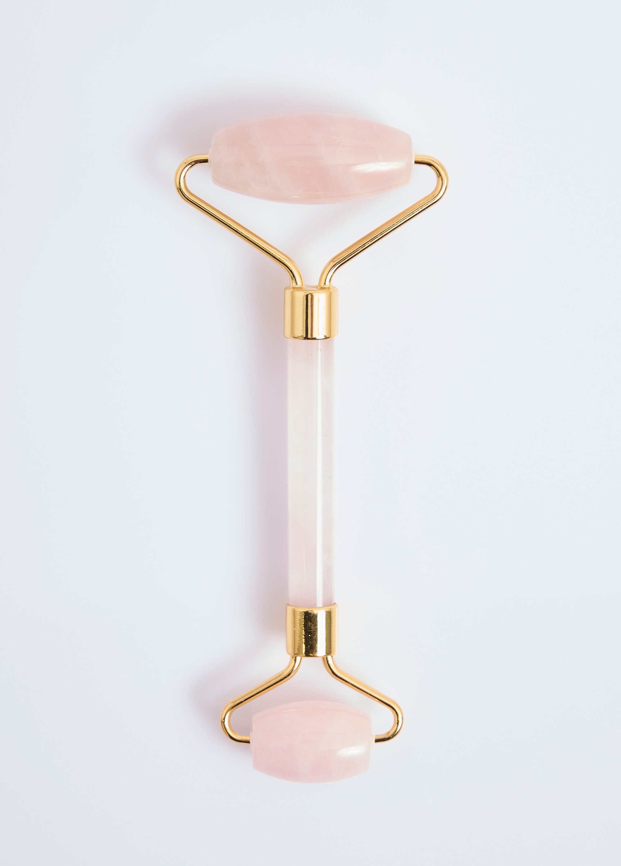 Rouleau de massage en quartz rose Rose GLISSOIR FA1